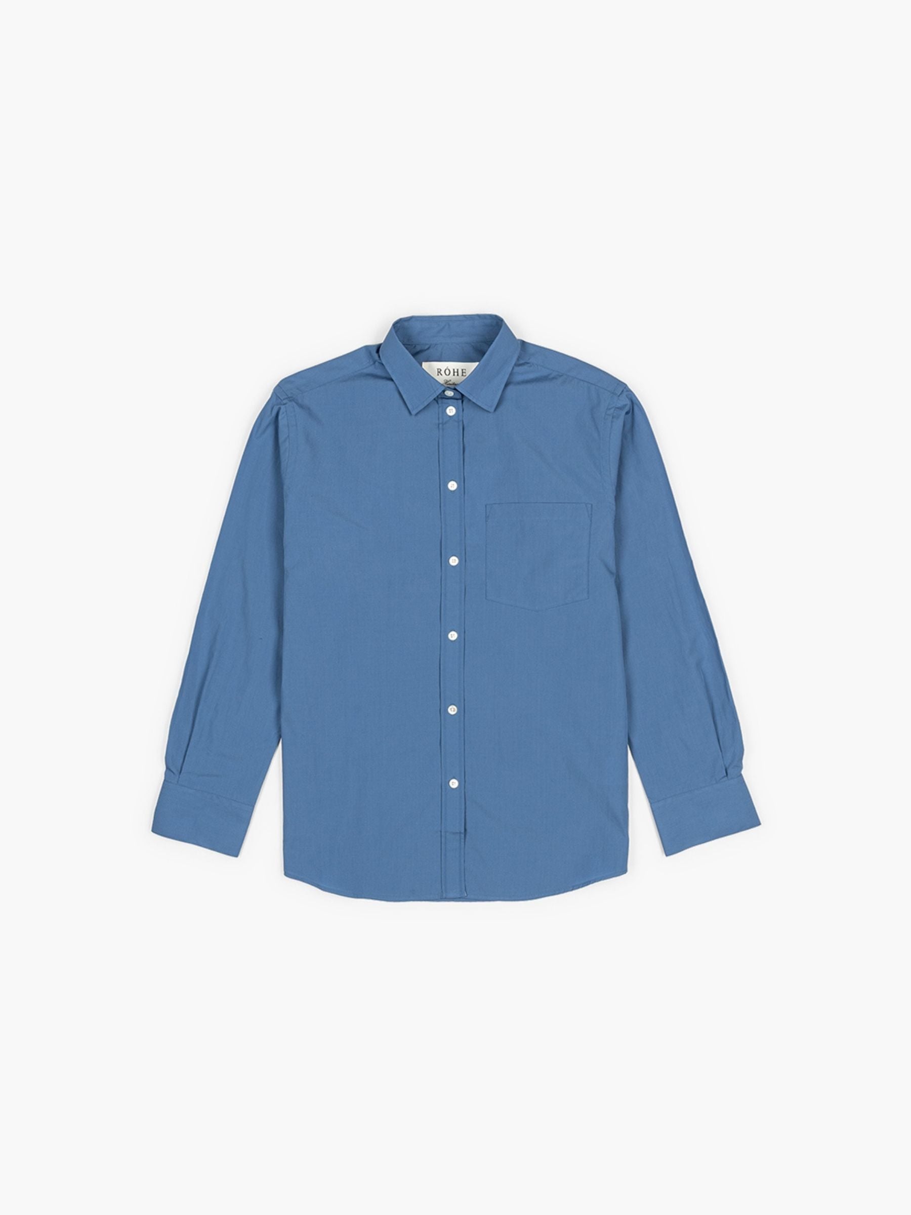 Rohe Classic Fit Shirt Pacific Blue