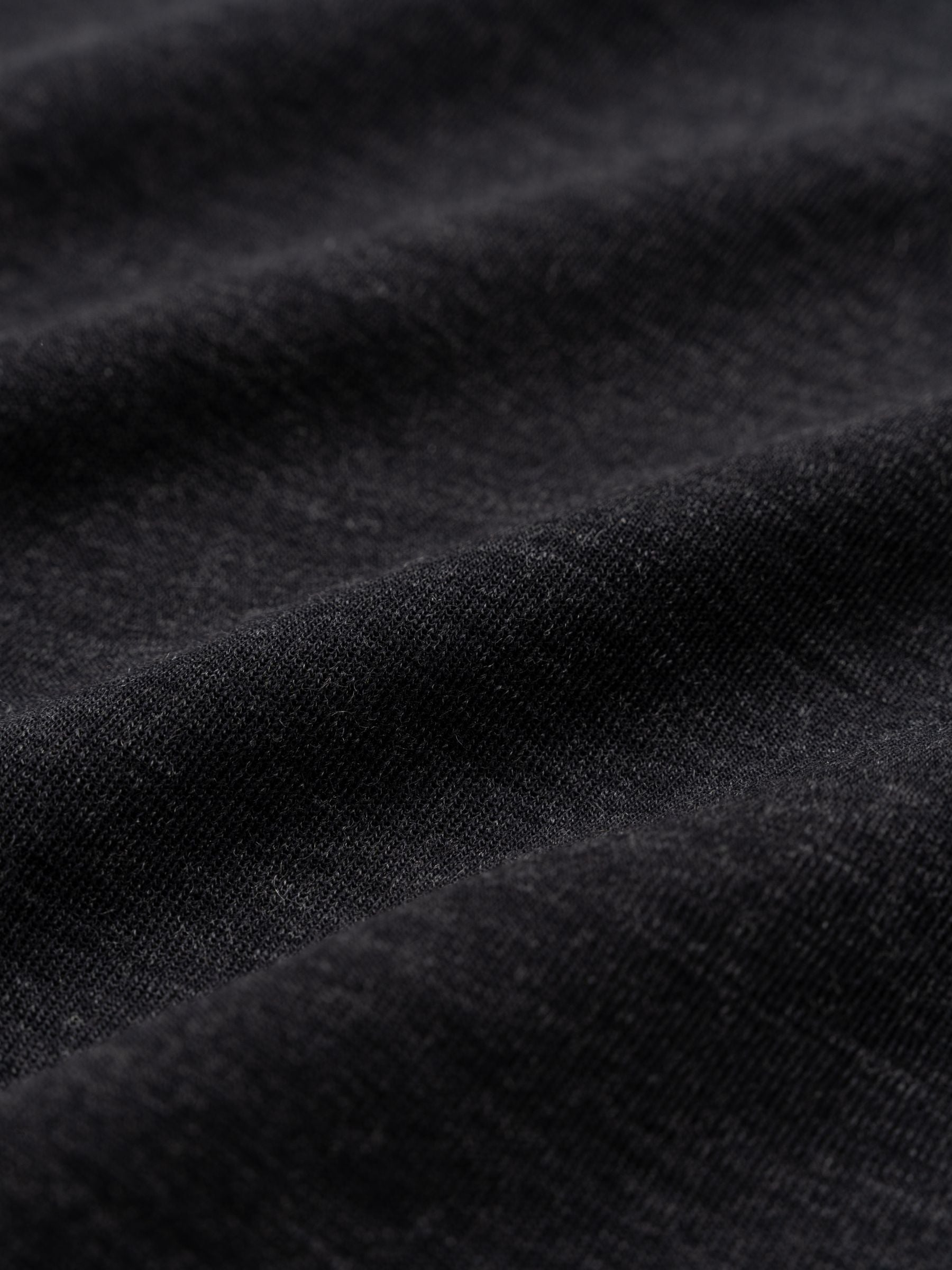 Rohe Oversized Soft Merino T-shirt Anthracite Melange