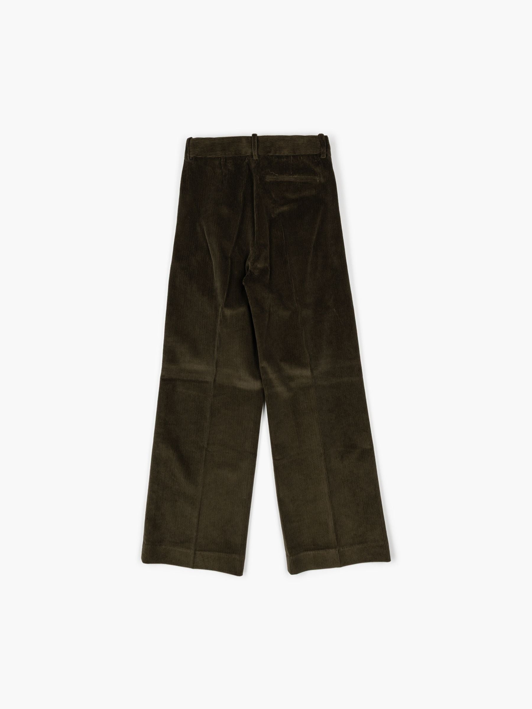 Rohe Ted Tailored Corduroy Trousers Forest