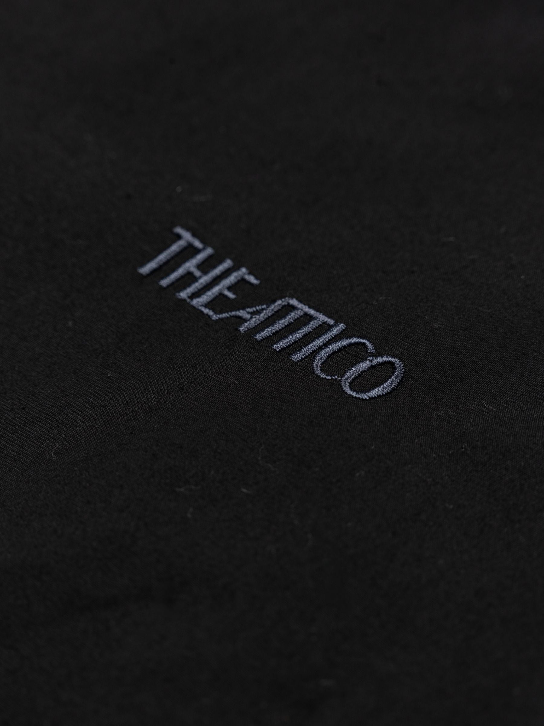 The Attico Contrast Shirt Black White