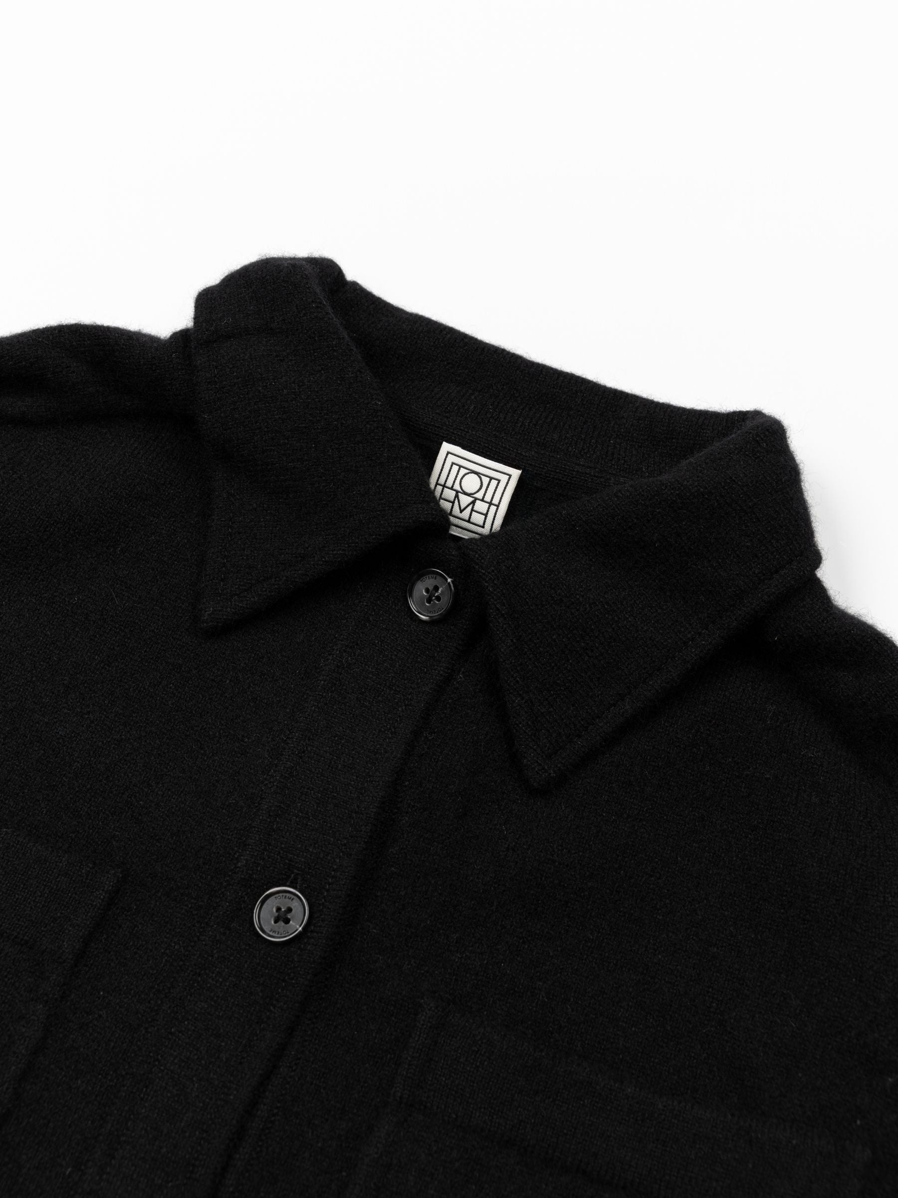 Toteme Cashmere Shirt Black