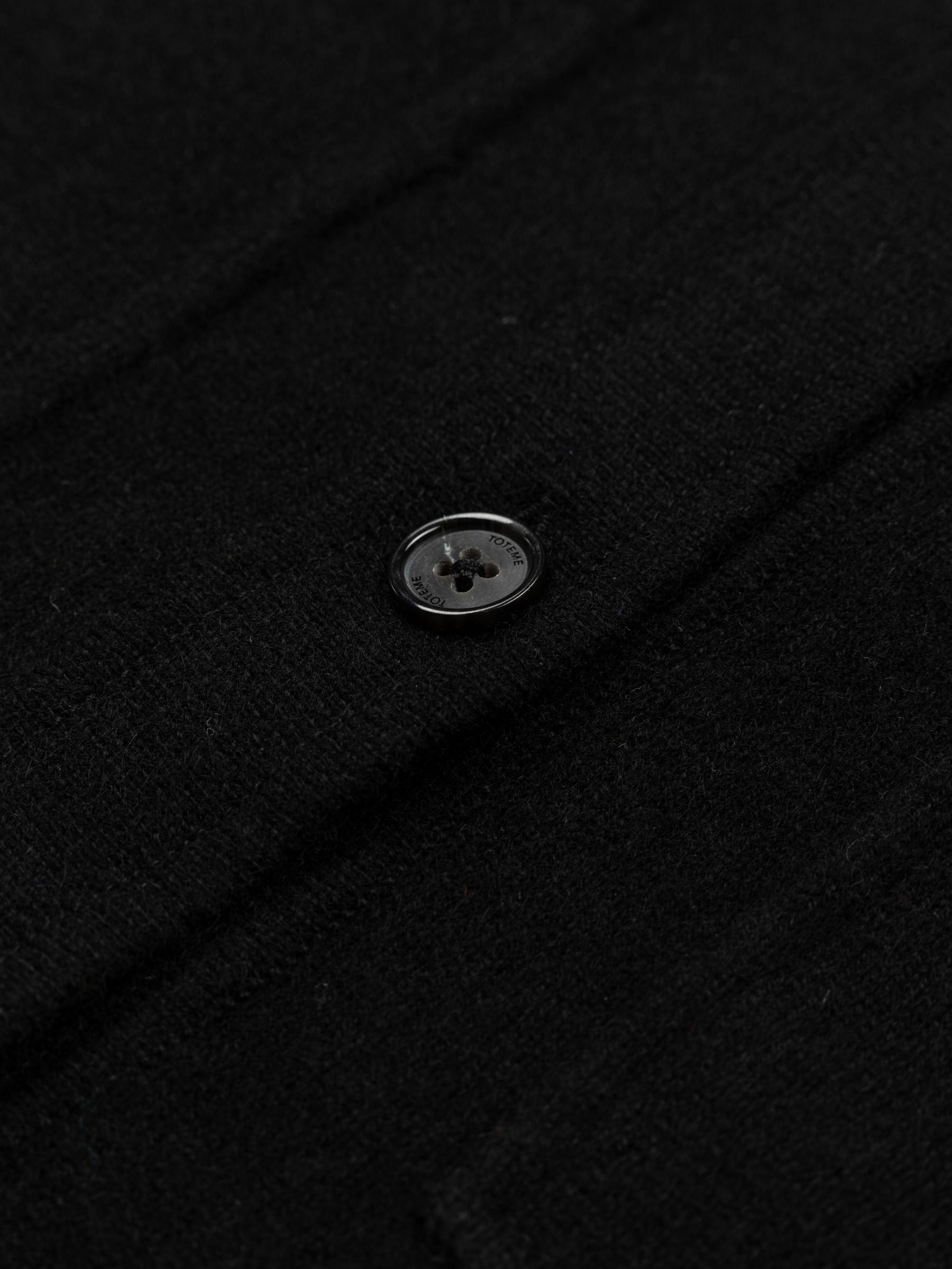 Toteme Cashmere Shirt Black