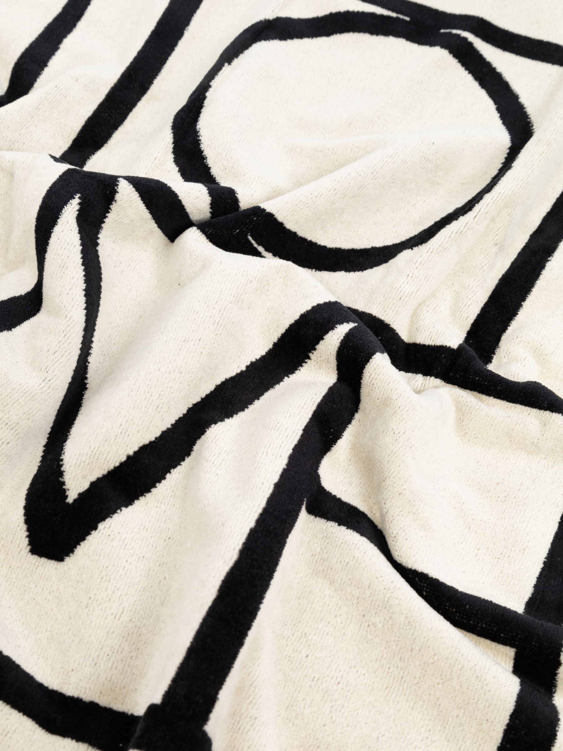 Toteme Monogram Jacquard Beach Towel Ecru