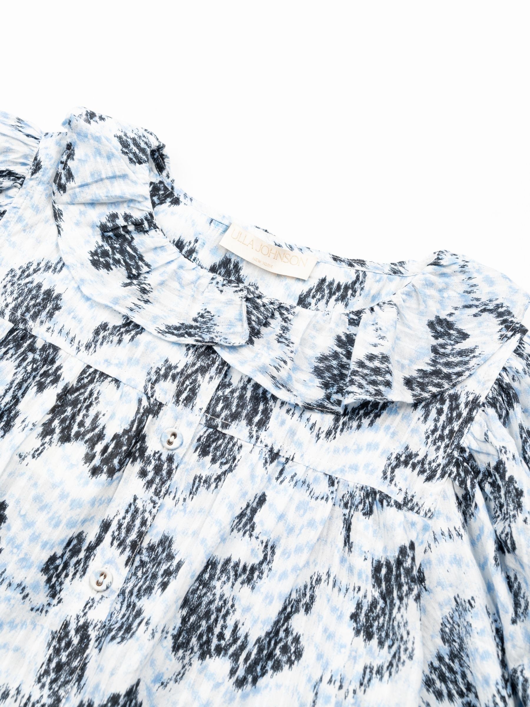 Ulla Johnson Amaria Cotton Top Ciel