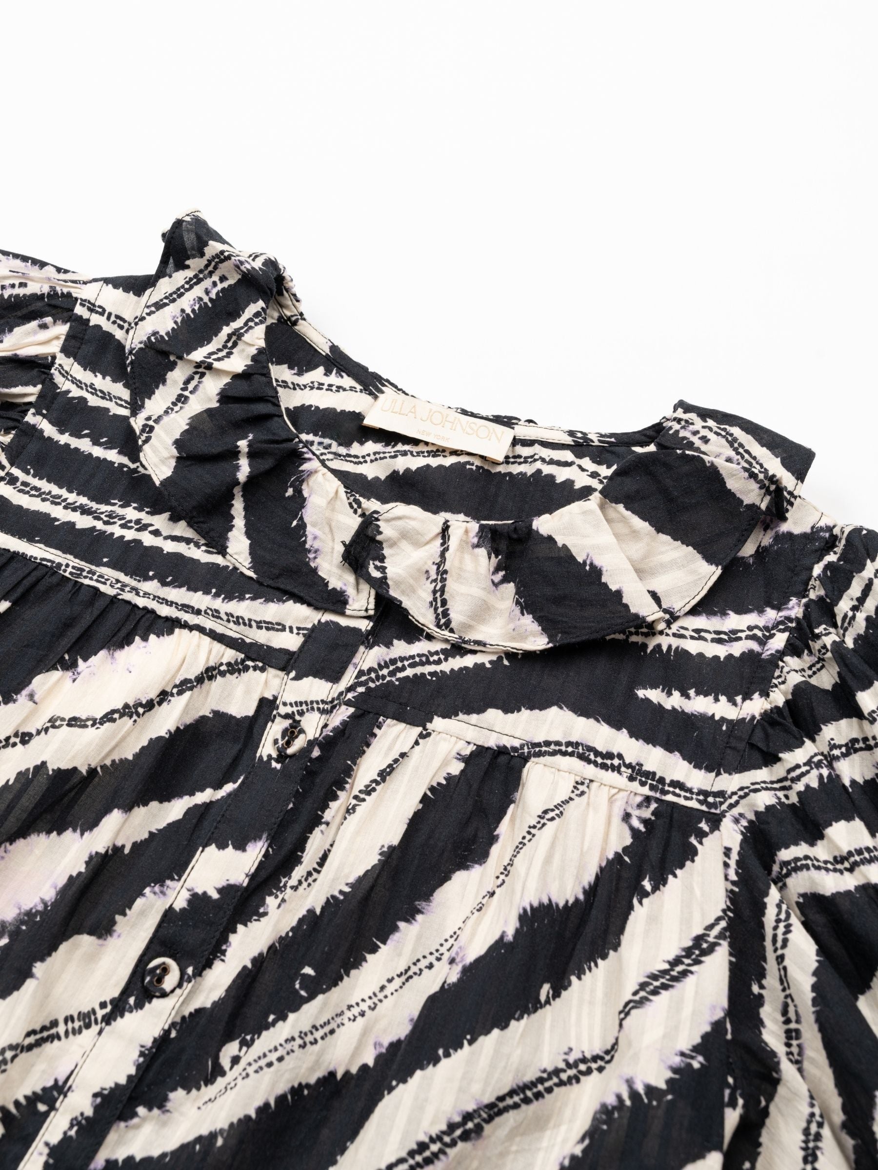 Ulla Johnson Amaria Cotton Top Shibori Wave