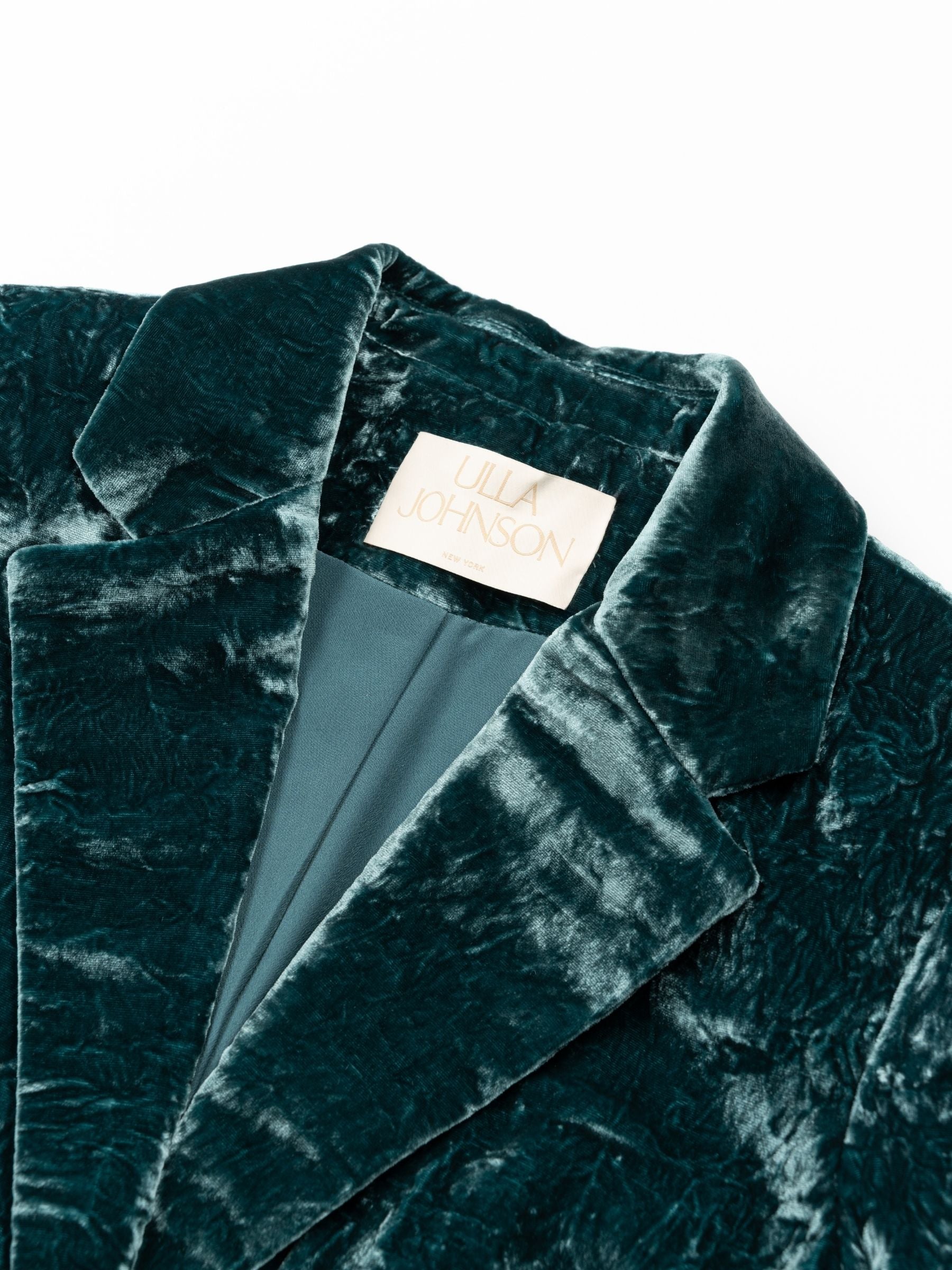 Ulla Johnson Ellery Velvet Jacket Jadeite