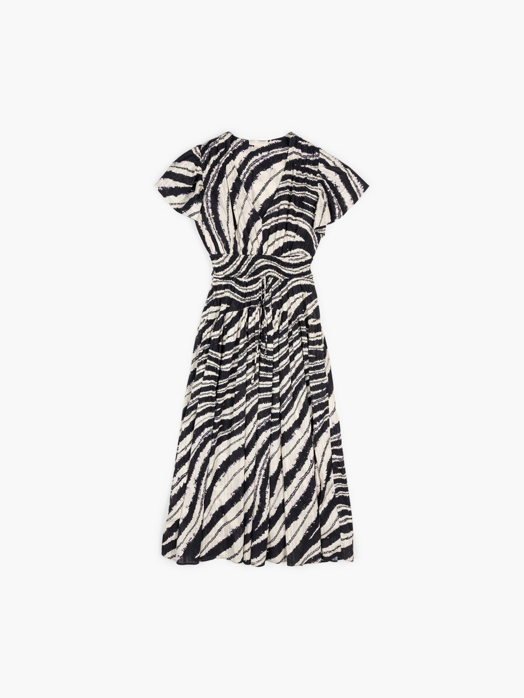 Ulla Johnson Lyria Cotton Dress Shibori Wave