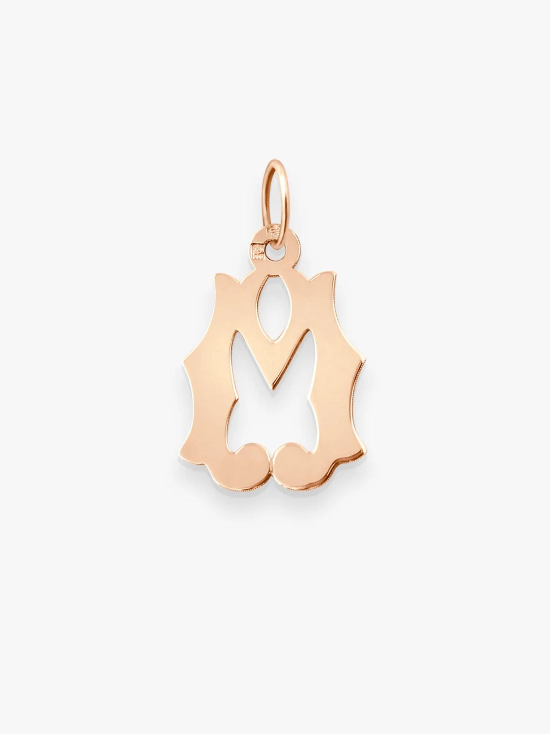 Vanrycke Lettrine Pendants PA1R0 rose gold