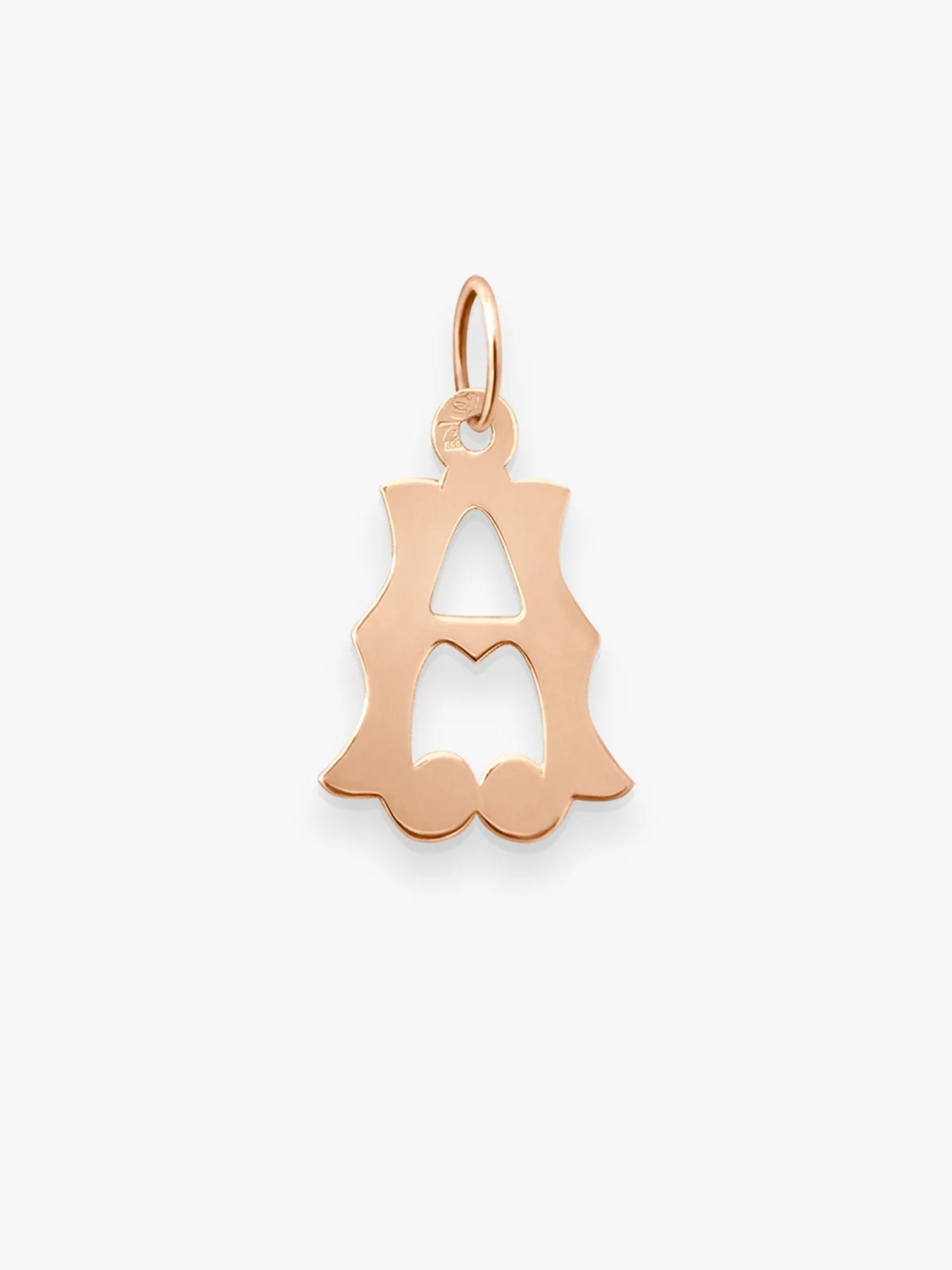 Vanrycke Lettrine Pendants PA1R0 rose gold