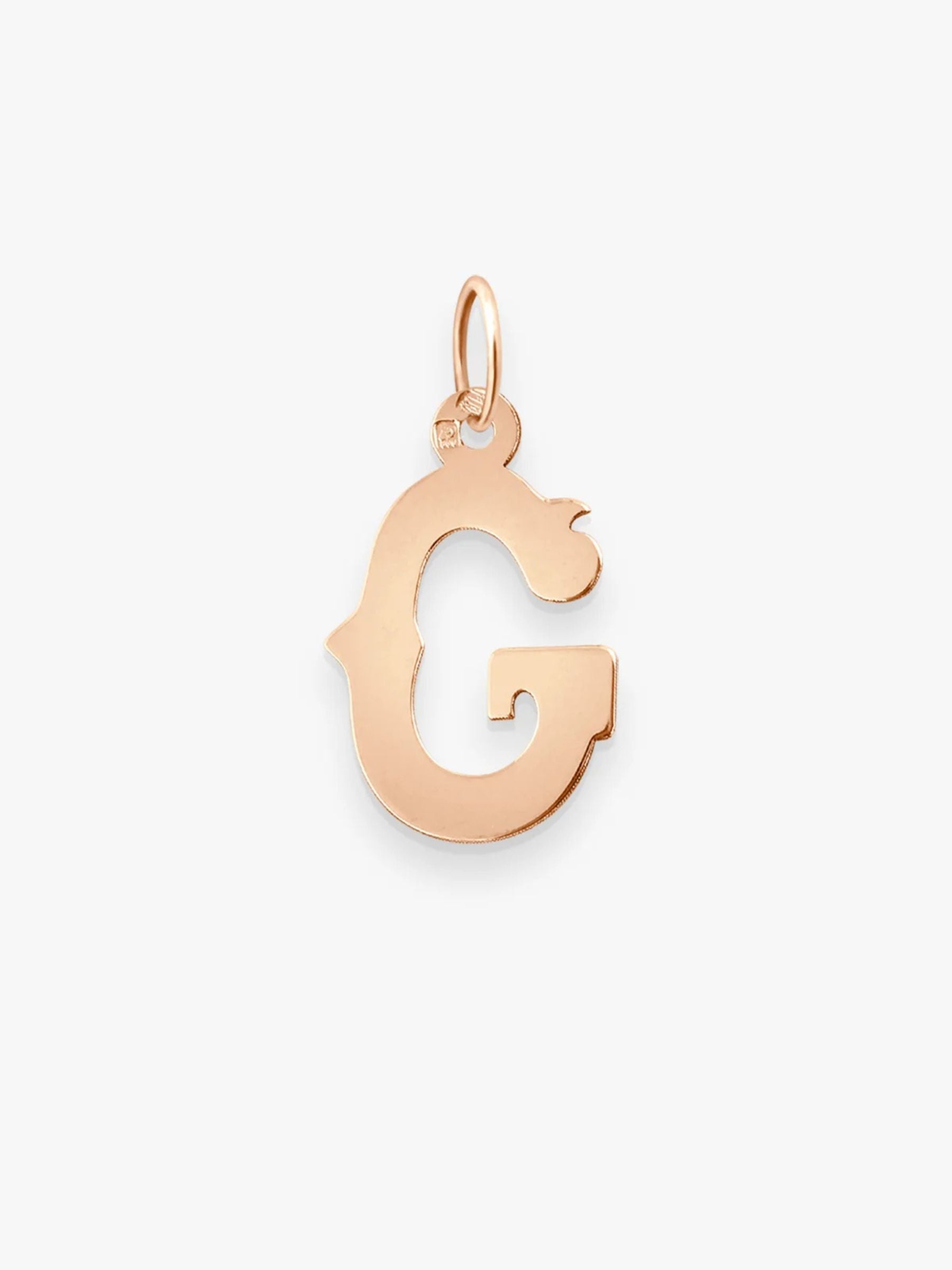 Vanrycke Lettrine Pendants PA1R0 rose gold