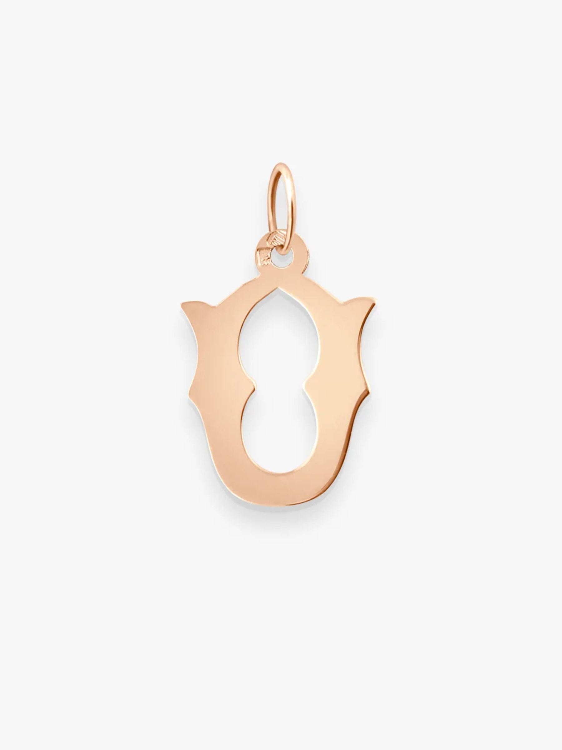 Vanrycke Lettrine Pendants PA1R0 rose gold