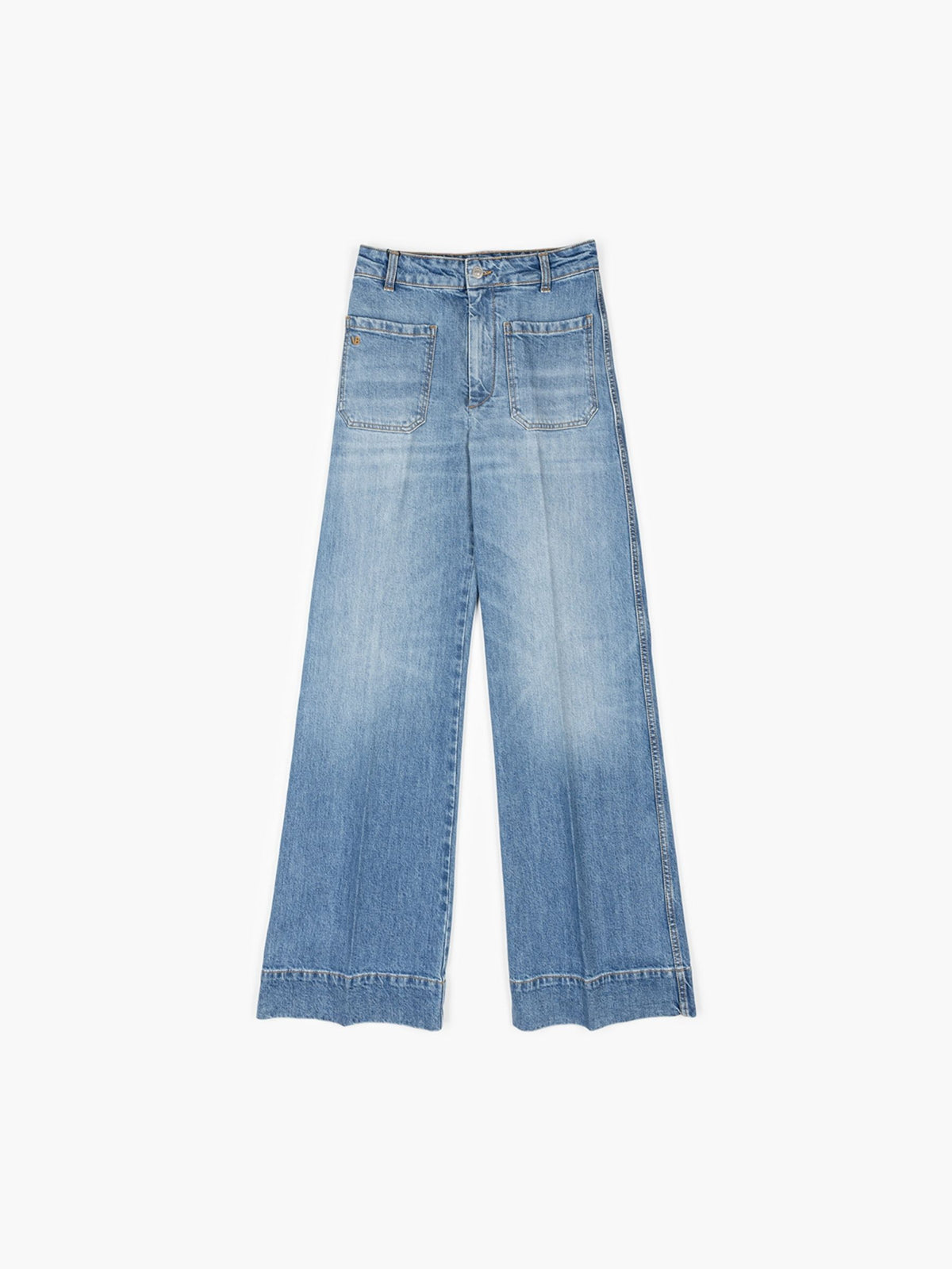 Victoria Beckham Alina Jean 32' Length Blue