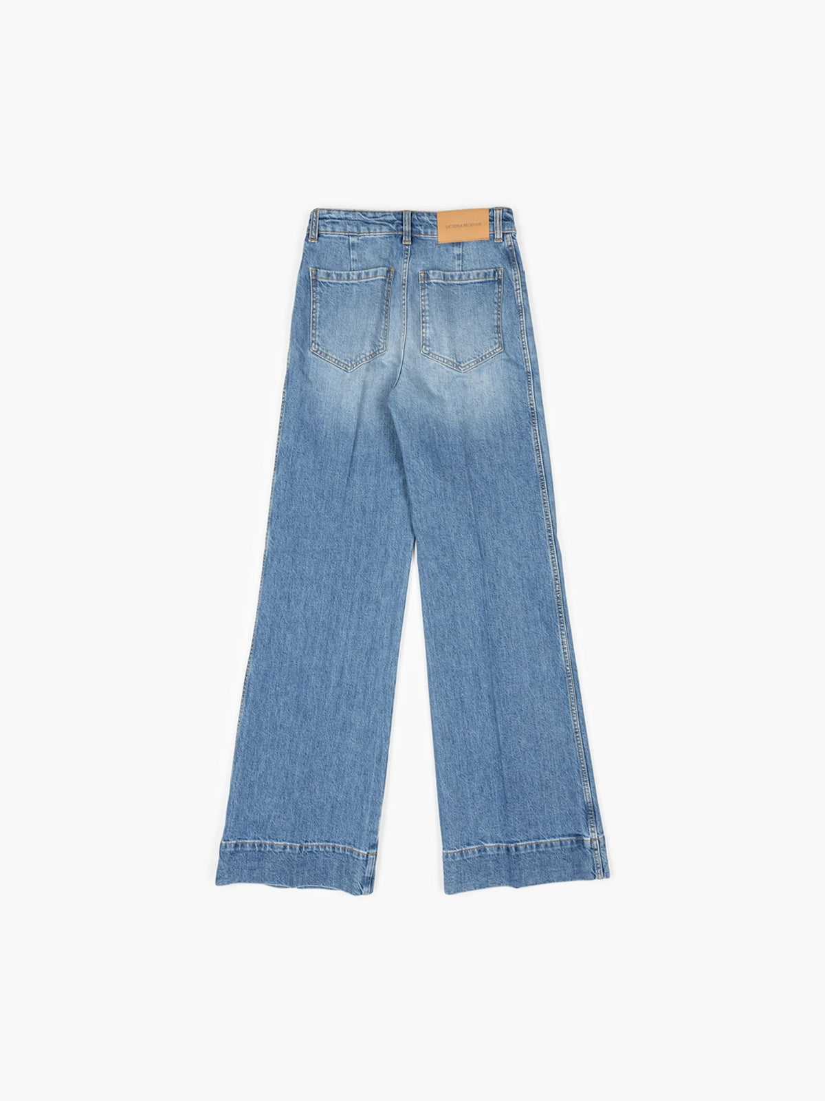 Victoria Beckham Alina Jean 32' Length Blue