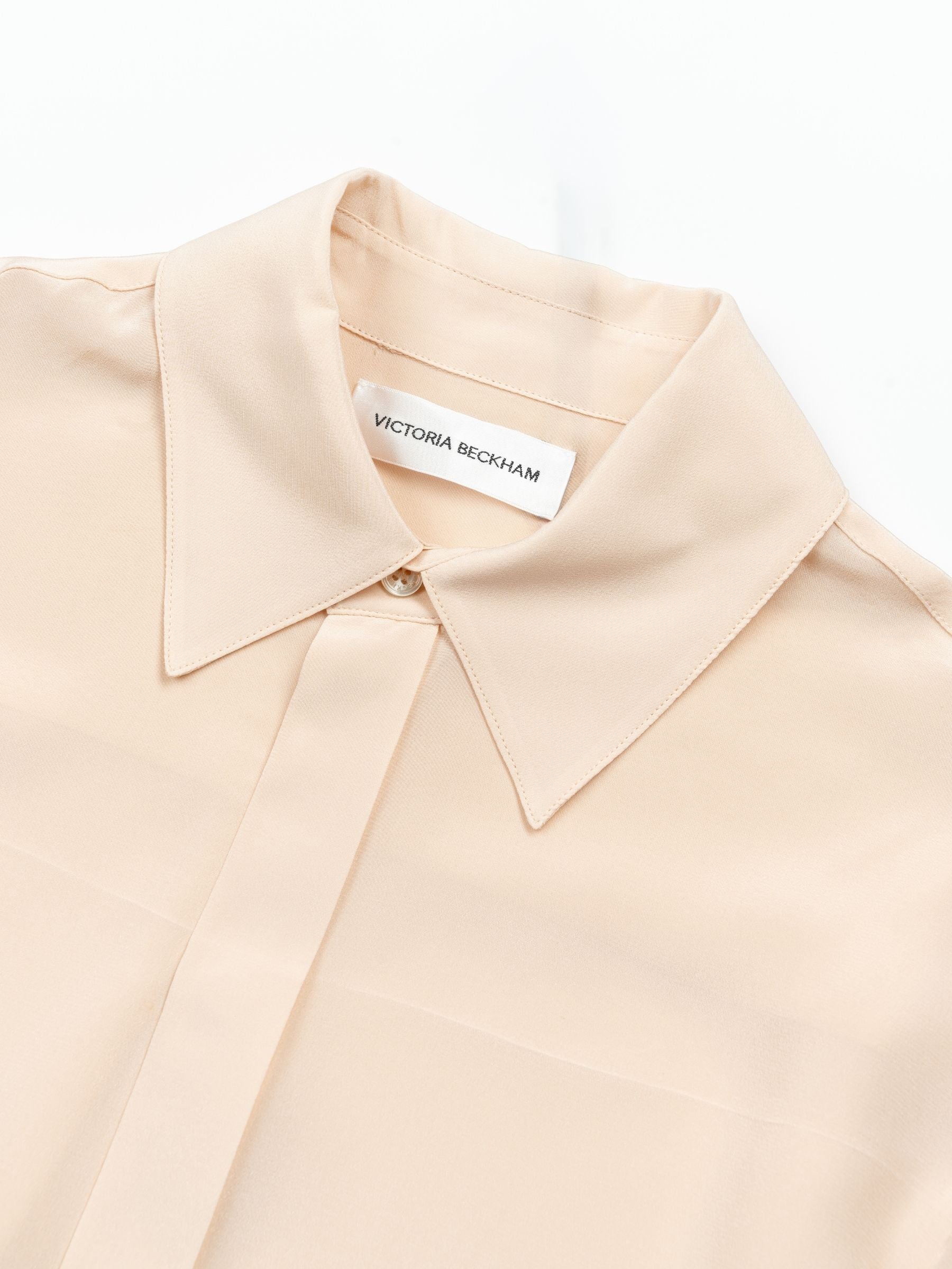 Victoria Beckham Slim Crease Detail Blouse Blossom