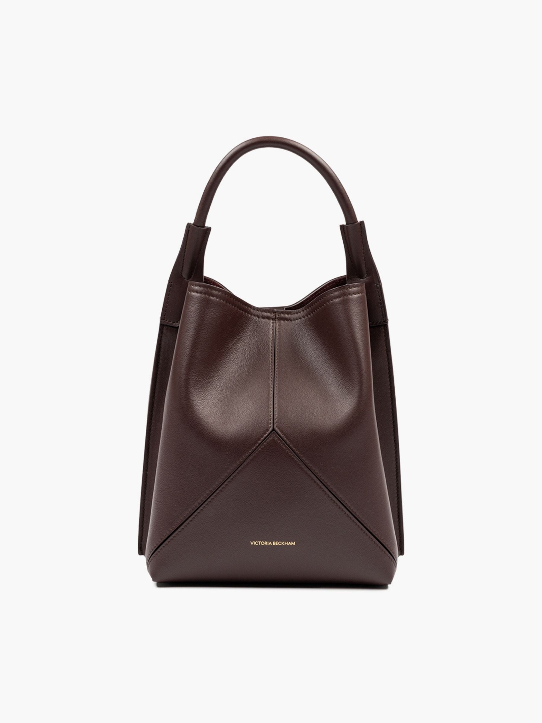 Victoria Beckham Victoria Plie Bucket Bag Dark Burgundy