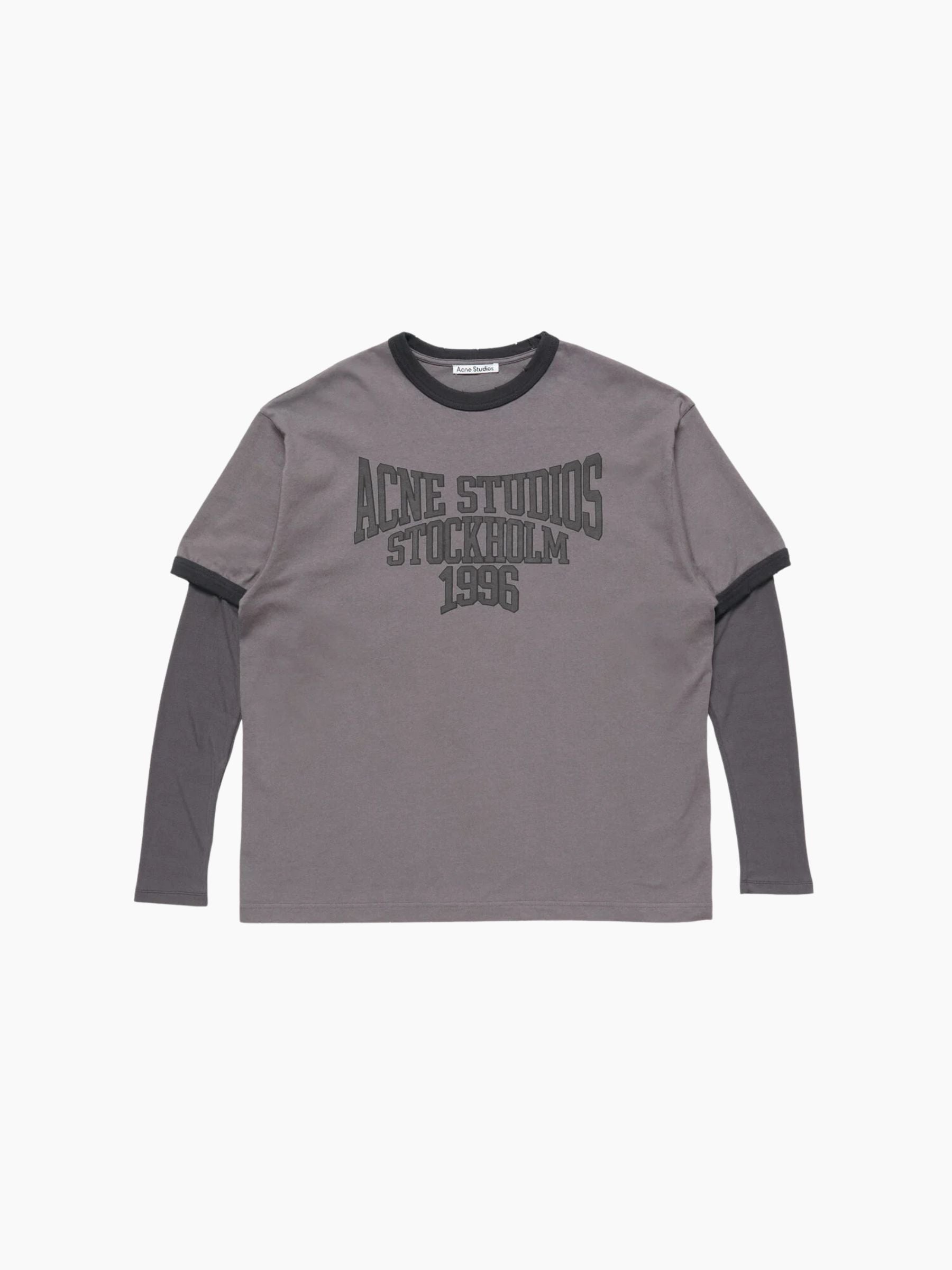 Acne Studios WN-TSHI000028 Tee Dark Purple Black
