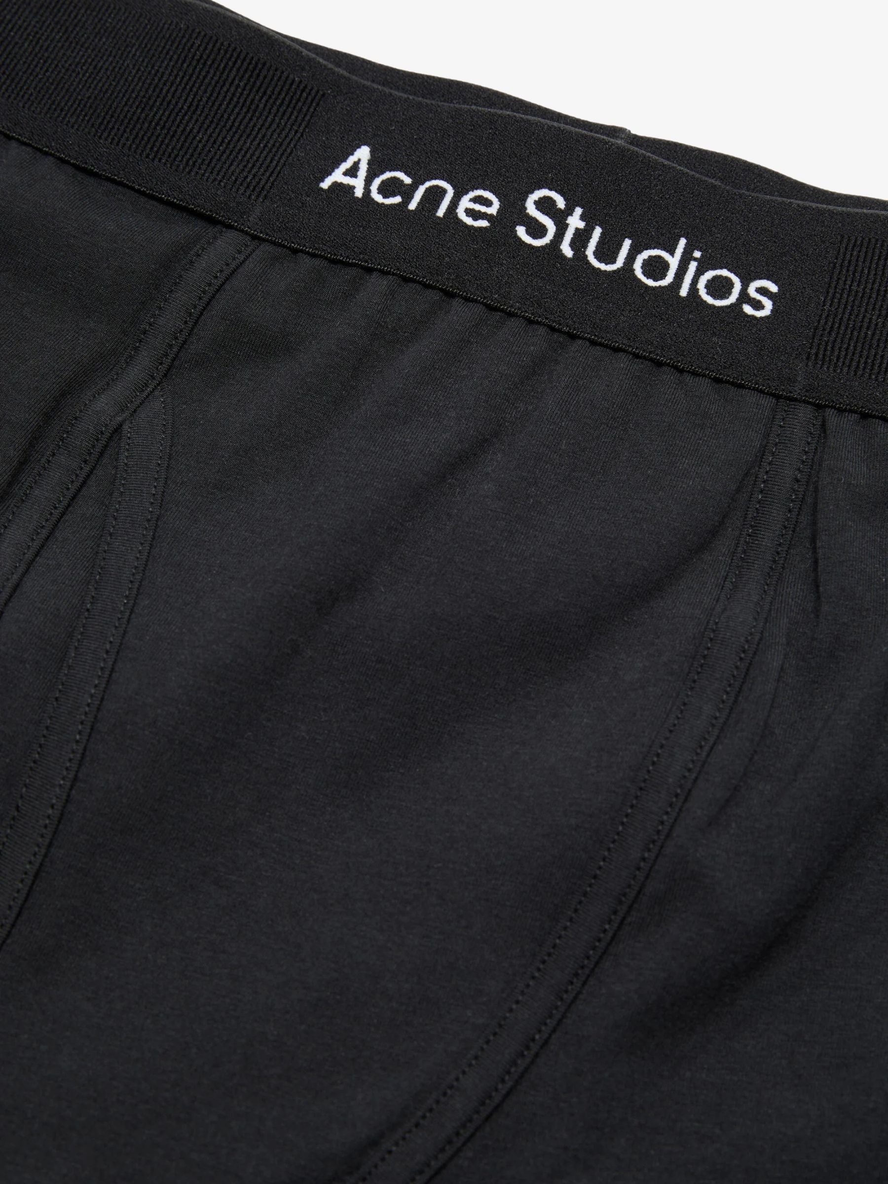 Acne Studios M Underwear Logo Boxers Black