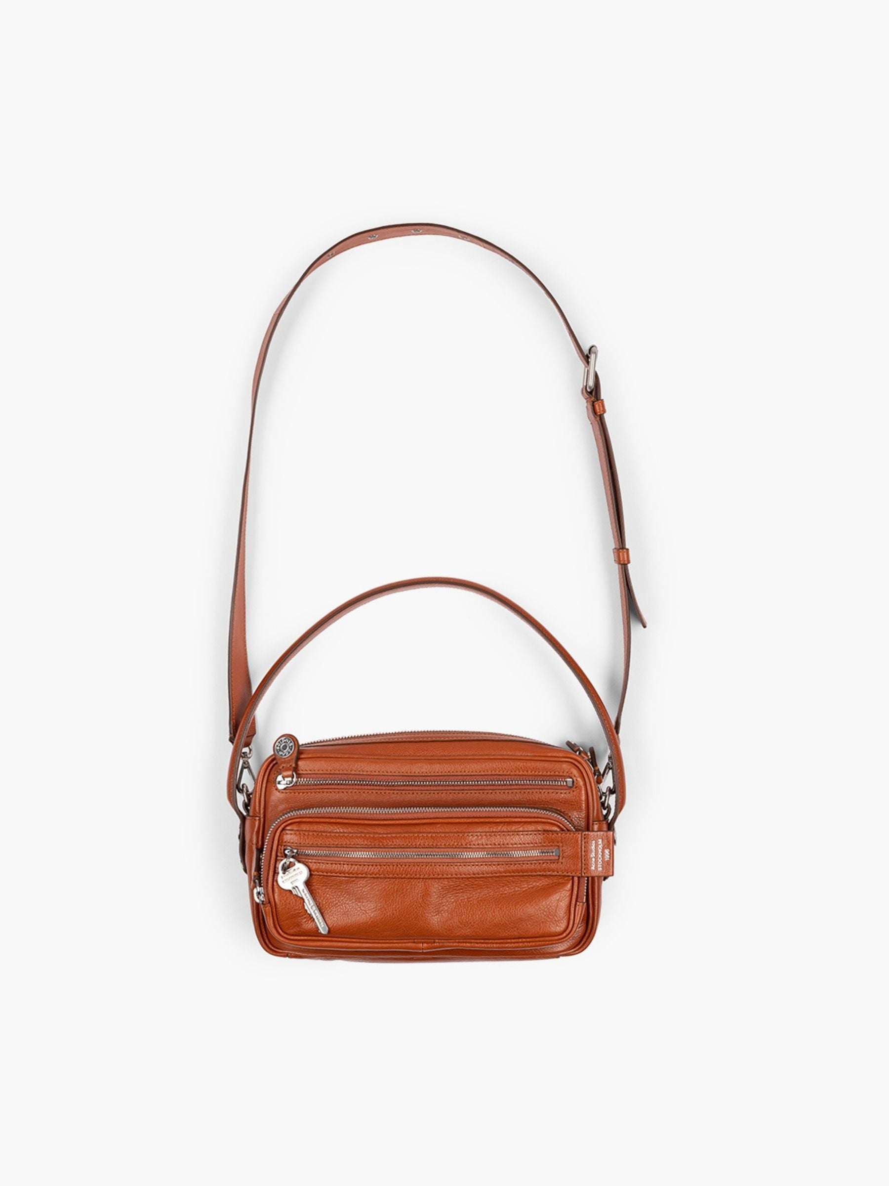 Acne Studios Camero Party Bag Cognac Brown