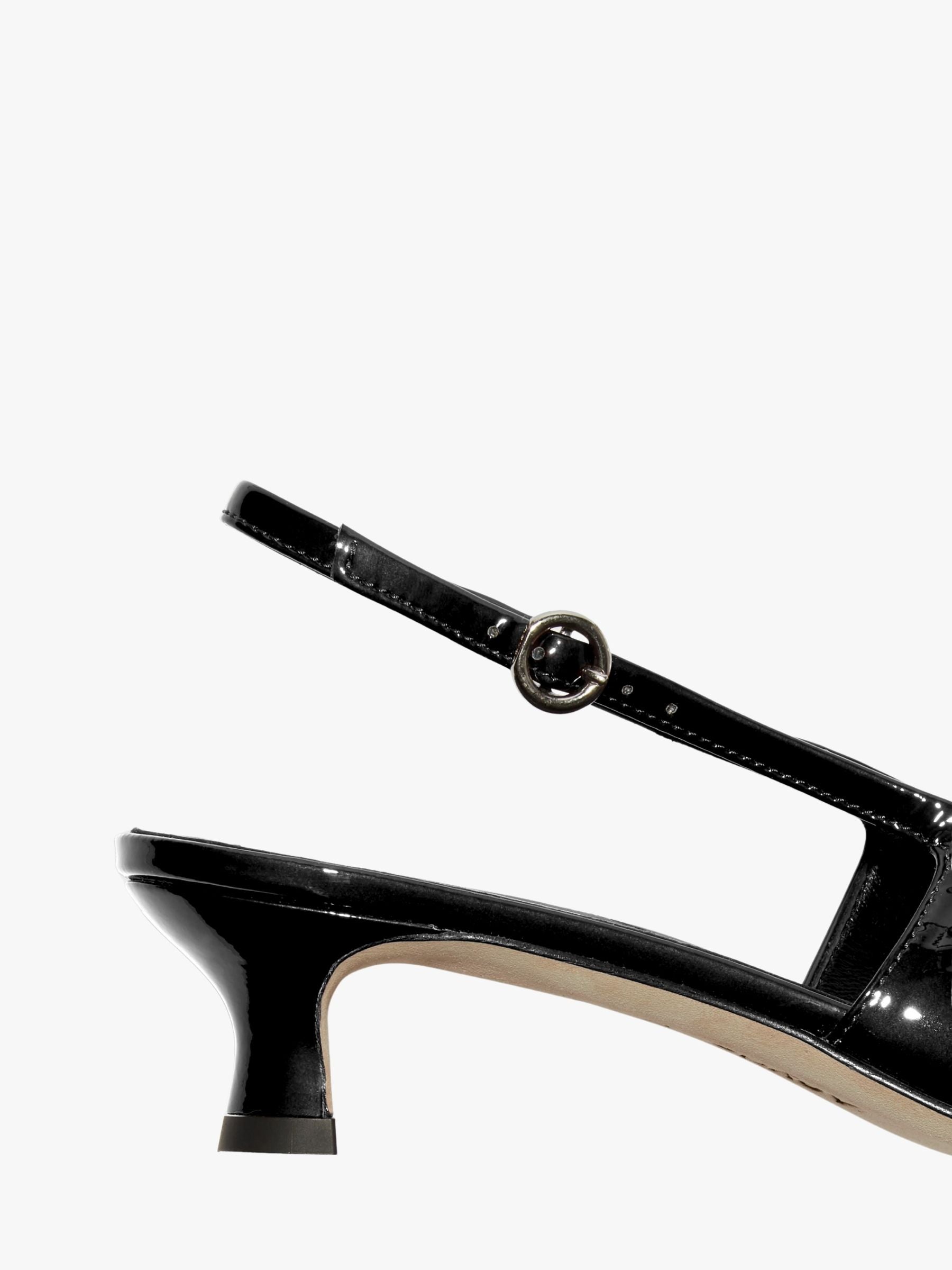 Aeyde Catrina Slingback Shoes Patent Leather Black