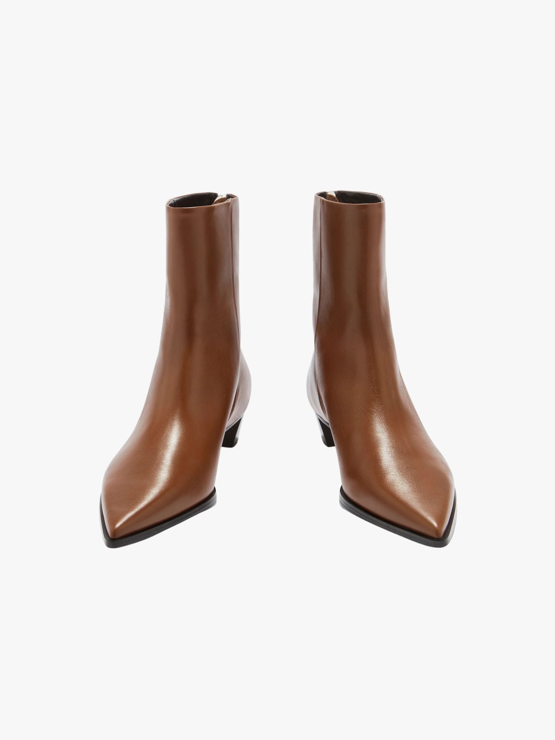 Aeyde Harriet Boots Calf Leather Tobacco