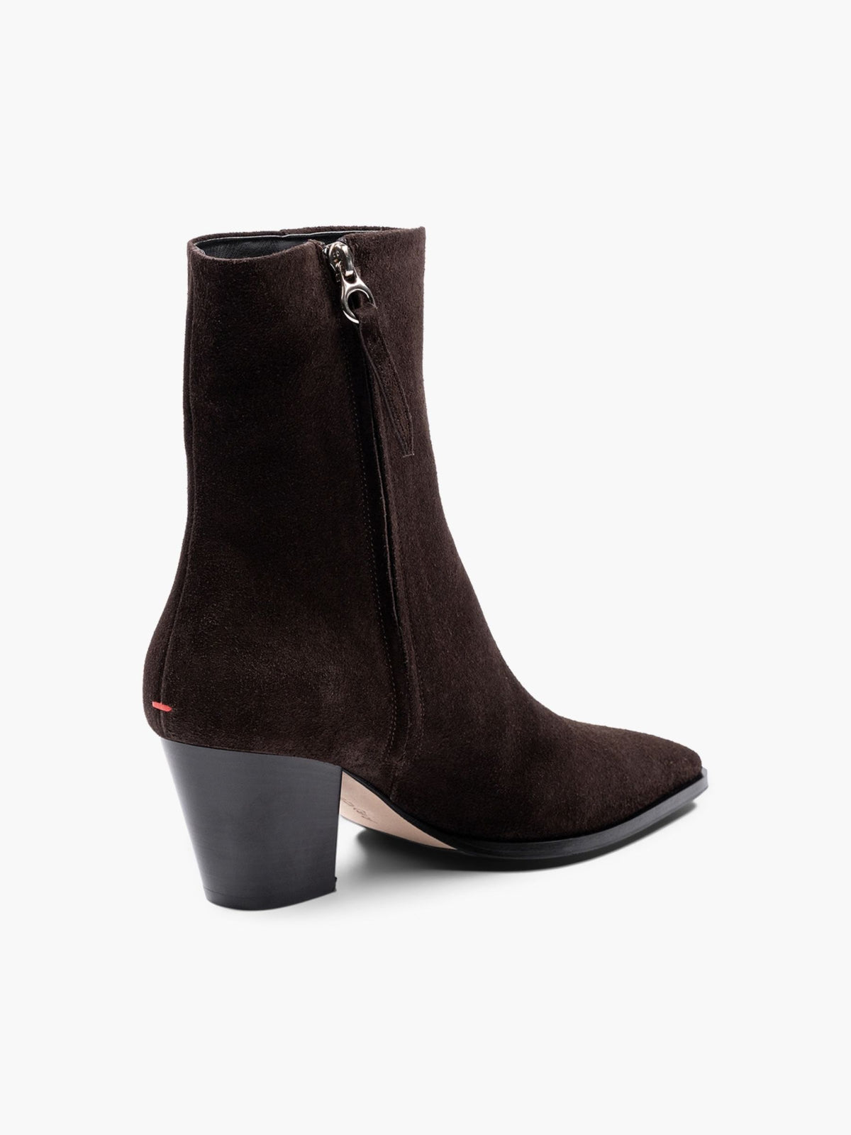 Aeyde Hedvig Cow Suede Leather Boots Moka