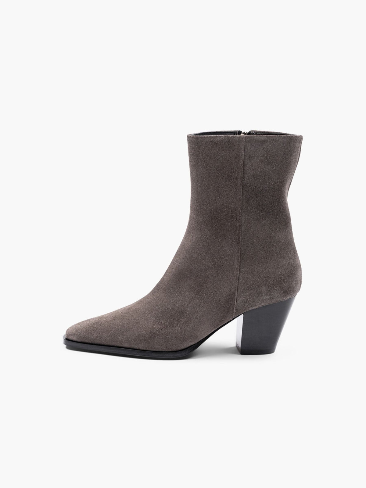 Aeyde Hedvig Cow Suede Leather Boots Taupe