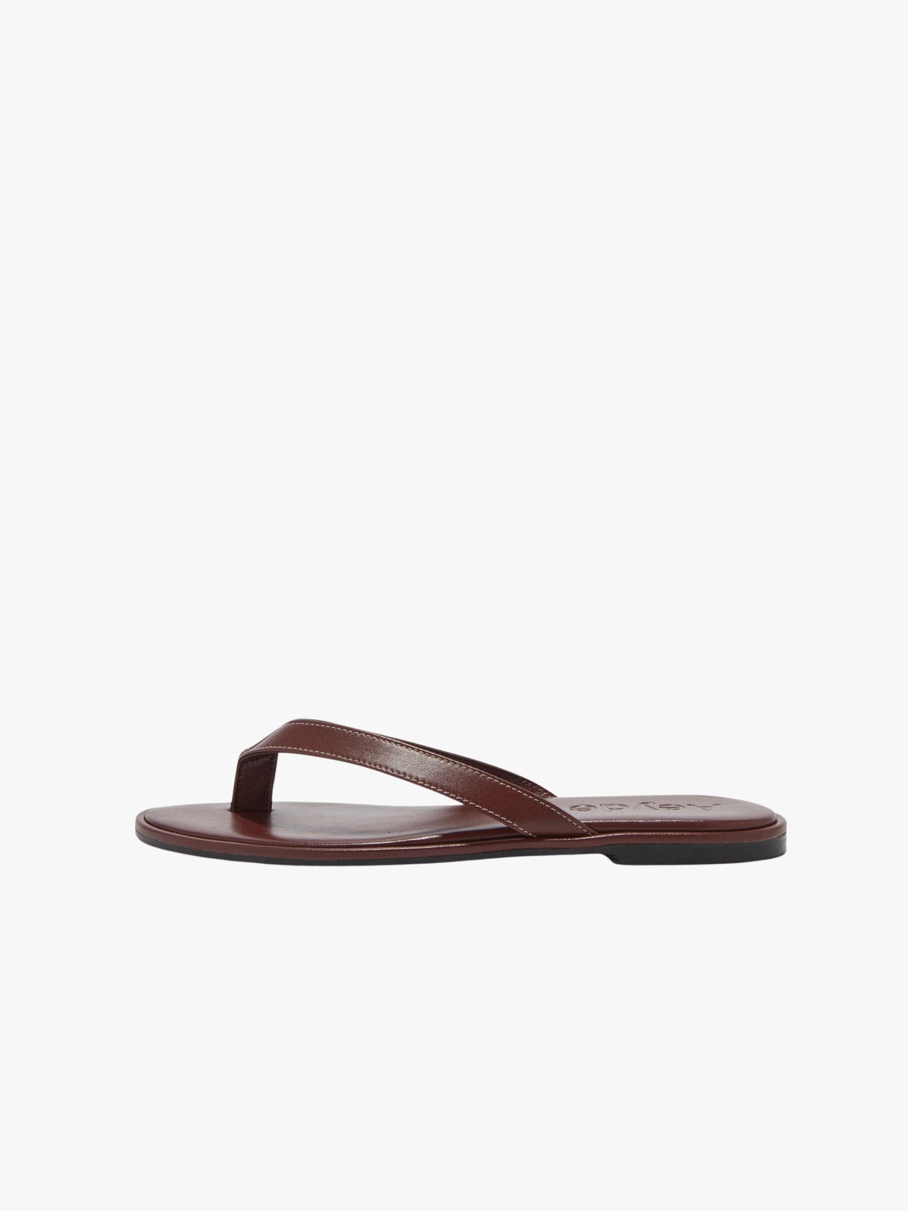 Aeyde Melody Flip Flop Nappa Leather Port