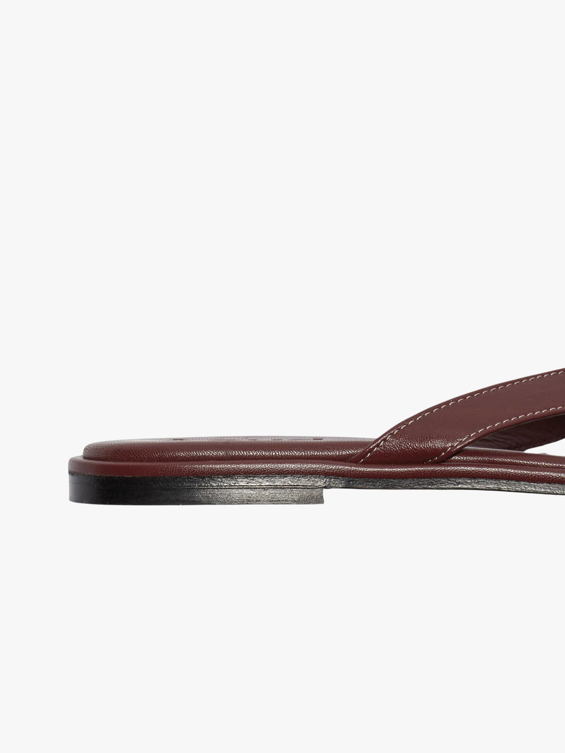 Aeyde Melody Flip Flop Nappa Leather Port