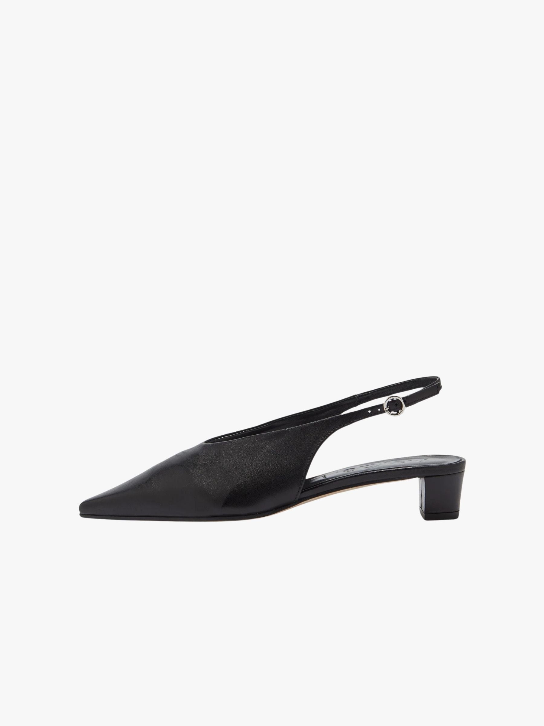 Aeyde Oti Slingback Shoes nappa leather black