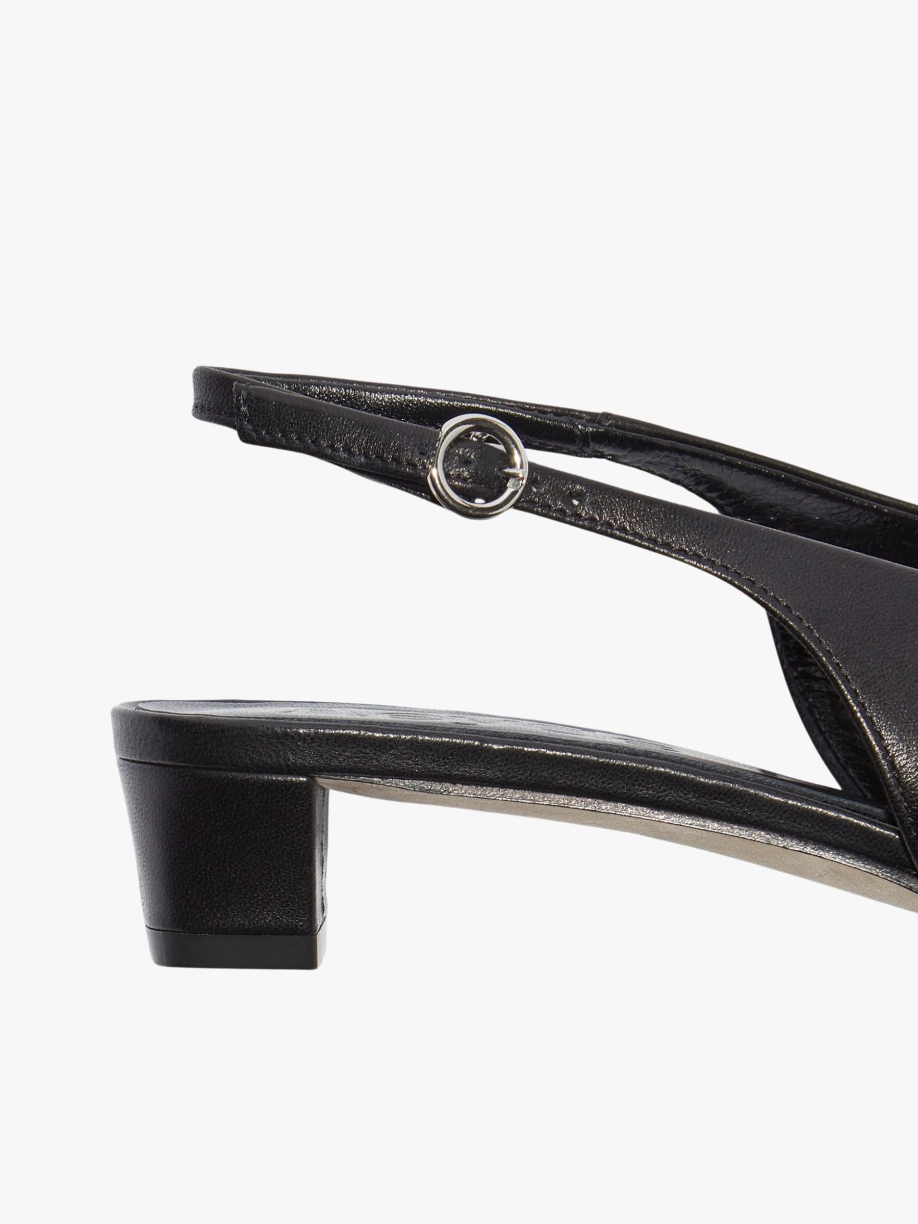 Aeyde Oti Slingback Shoes nappa leather black