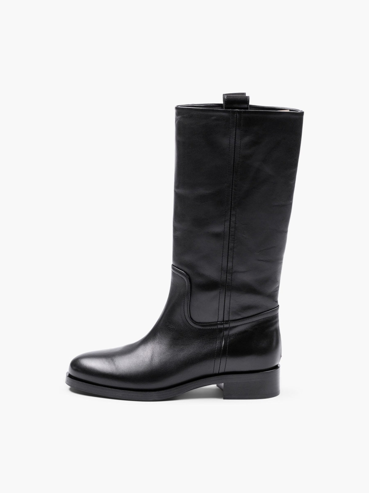 Aeyde Theo Calf Leather Boots Black