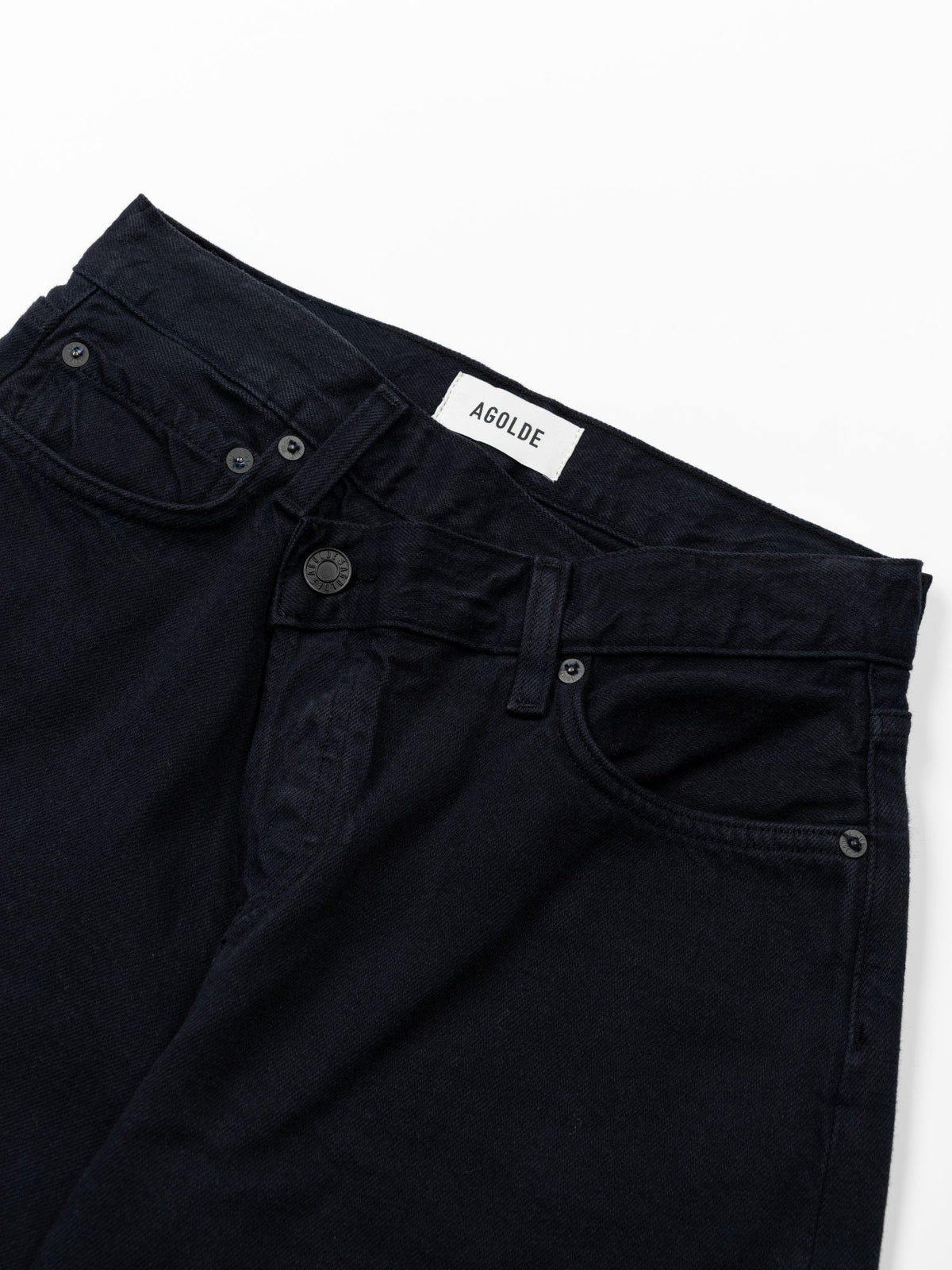 Agolde Arc Criss Cross Jean Obscura