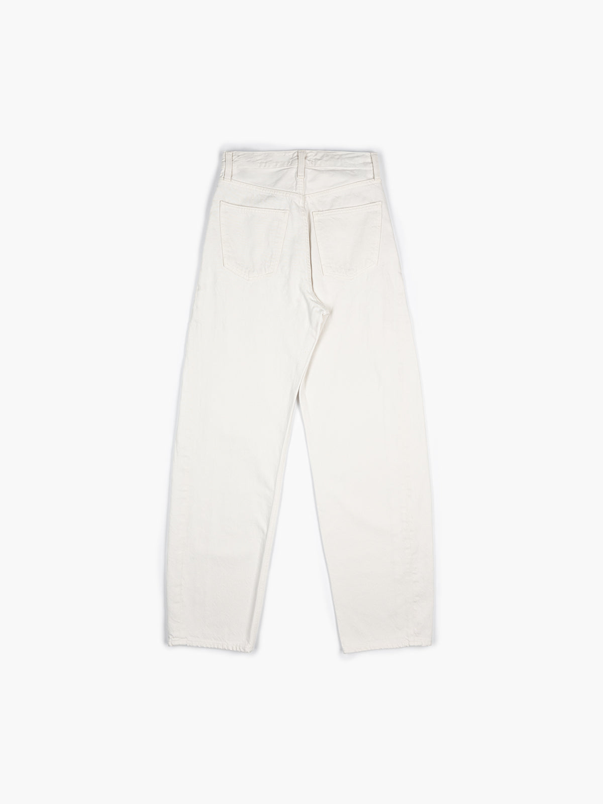 Agolde Luna Pieced Jean Chalk White