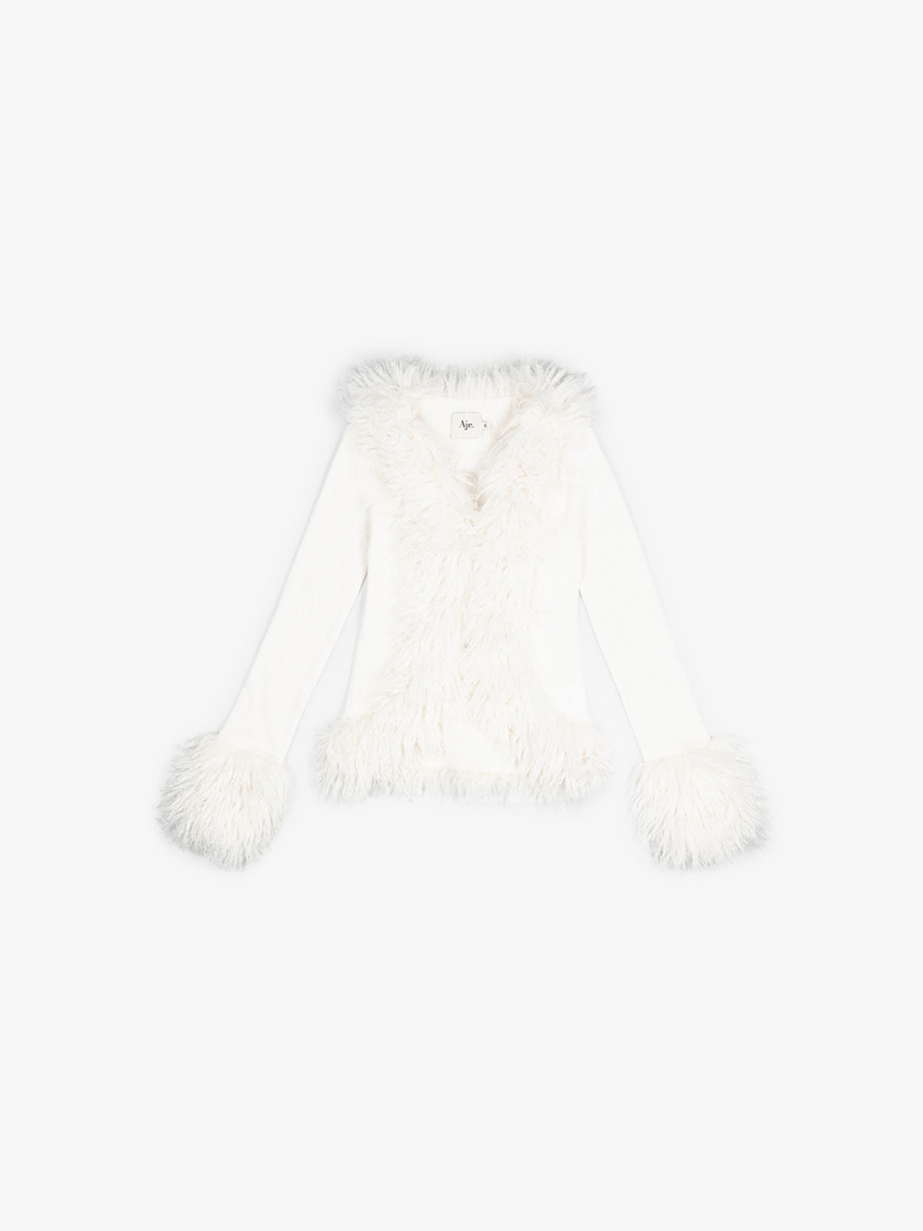 Aje Province Cardigan Ivory