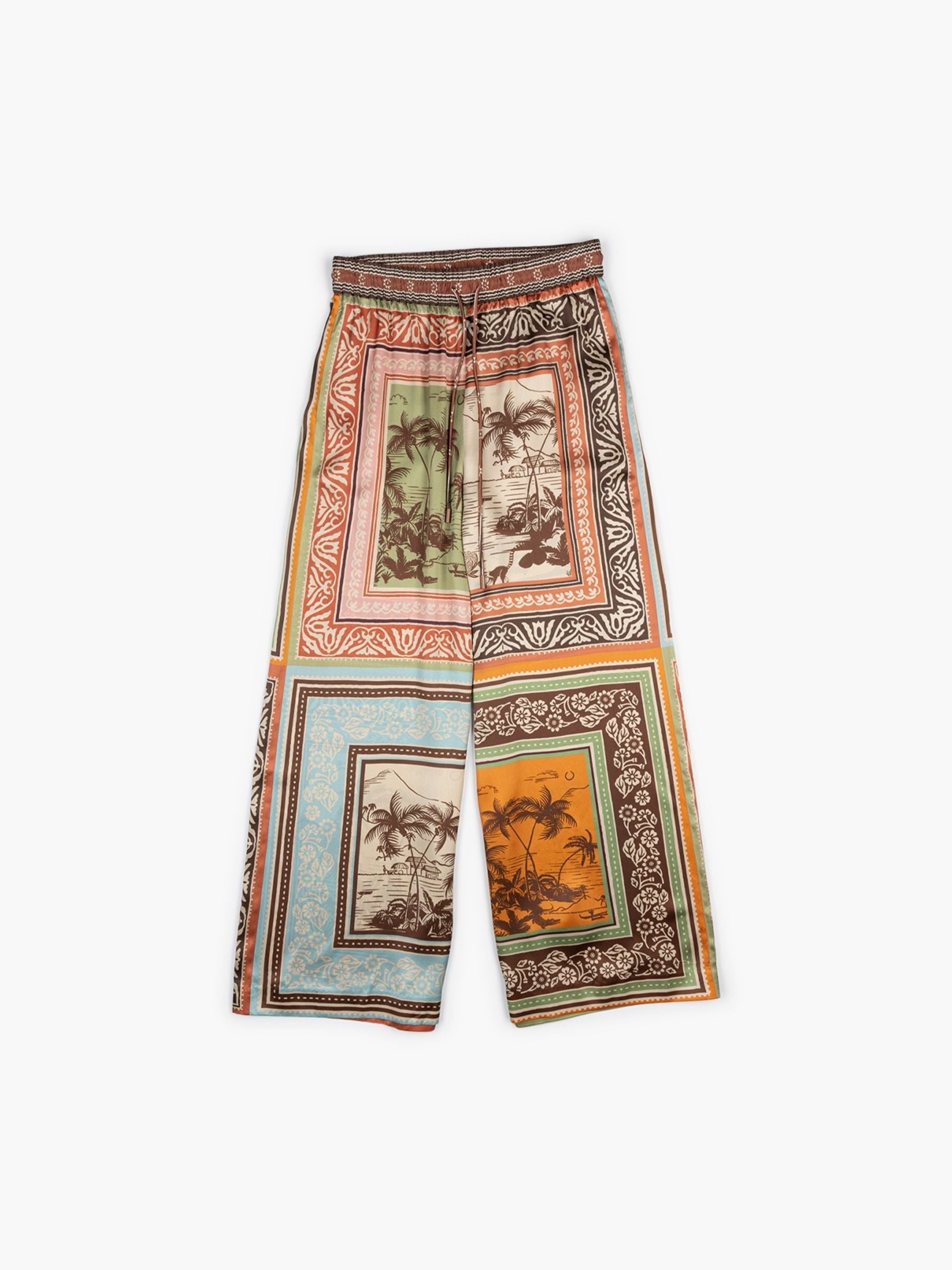 Alemais Alberta Silk Pant Multi