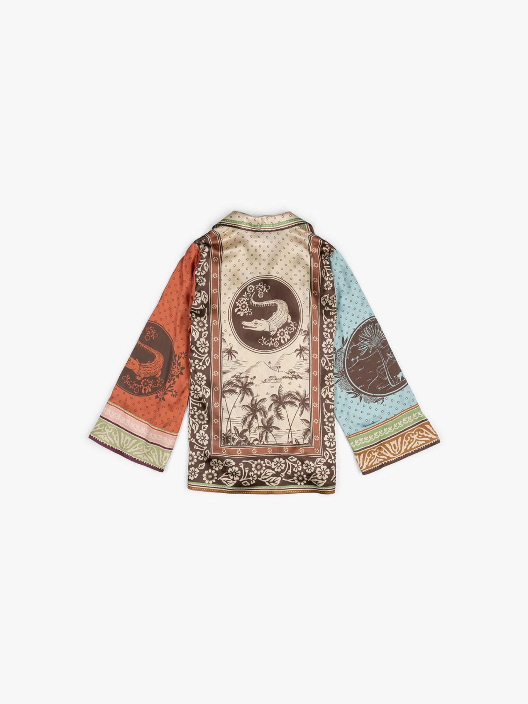 Alemais Alberta Silk Shirt Multi