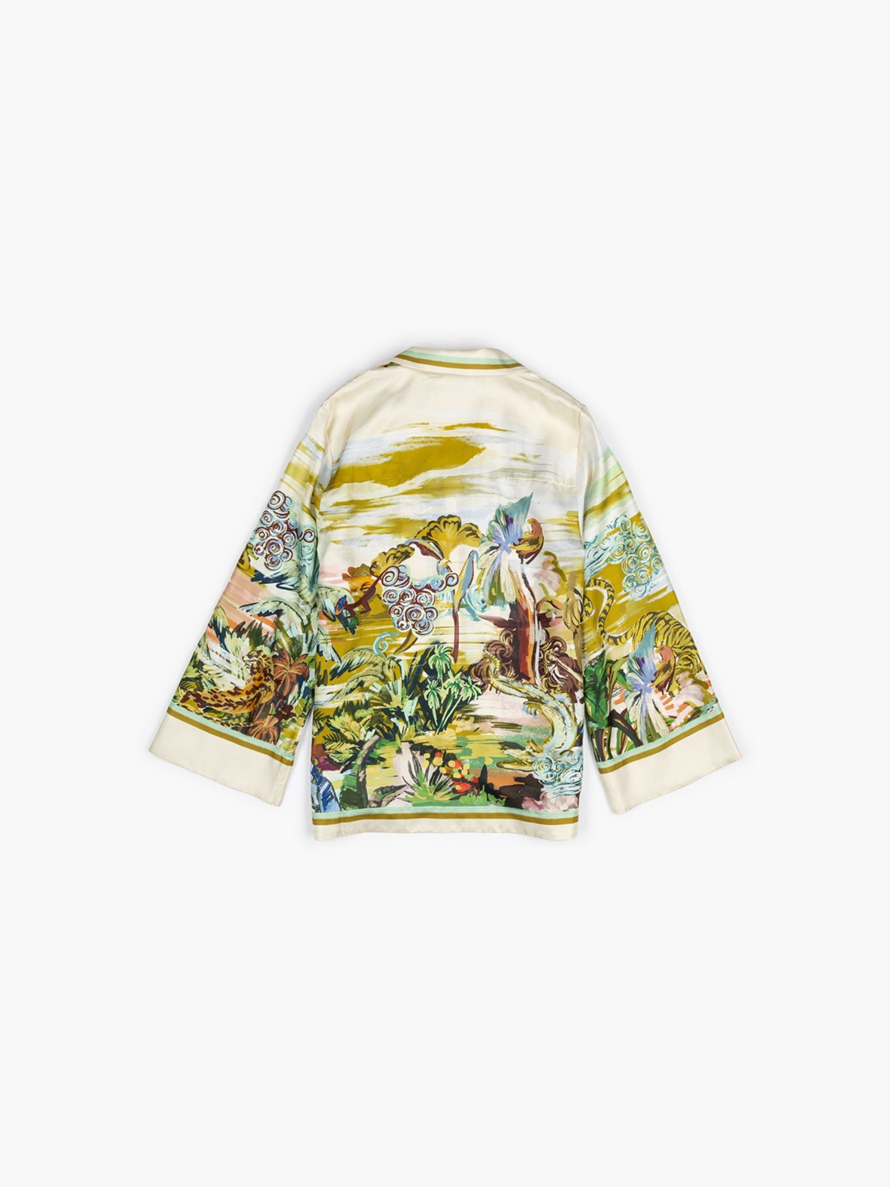 Alemais Jungle Boogie Silk Shirt Multi