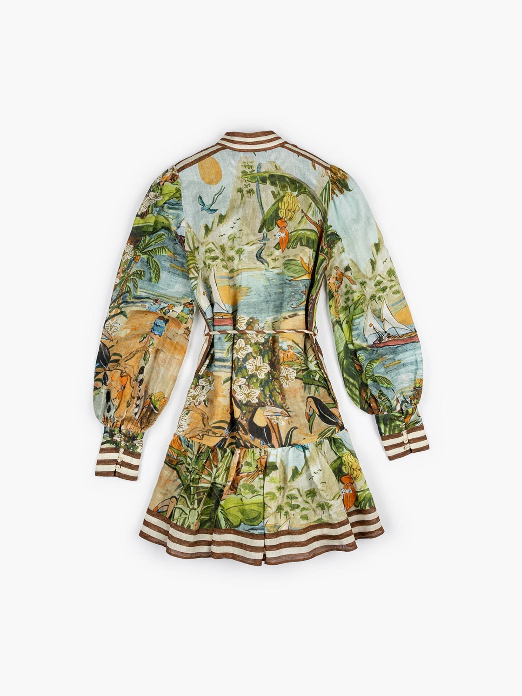 Alemais Toucan Tango Mini Dress Multi