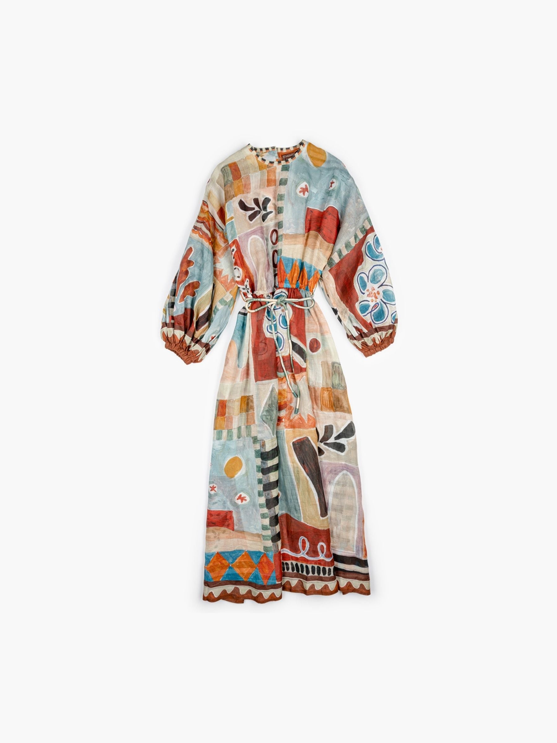 Alemais x LRNCE Michelle Midi Dress Multi