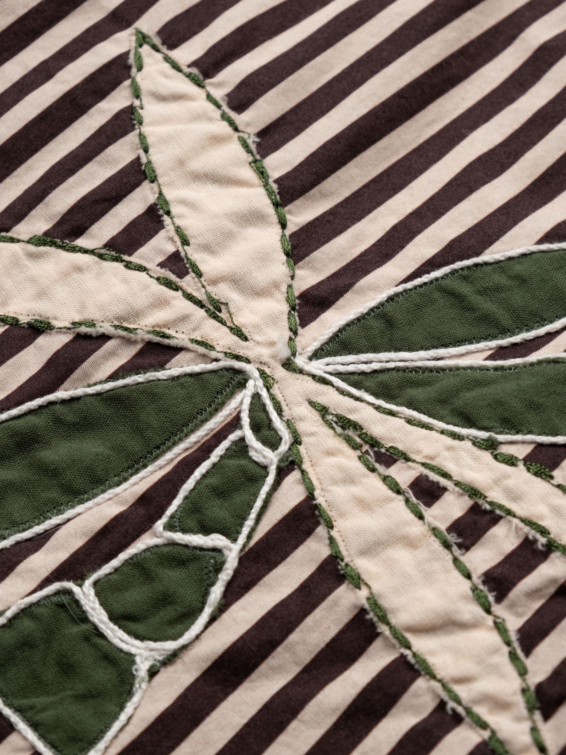 Alemais x LRNCE Sirocco Embroidered Shirt Stripe