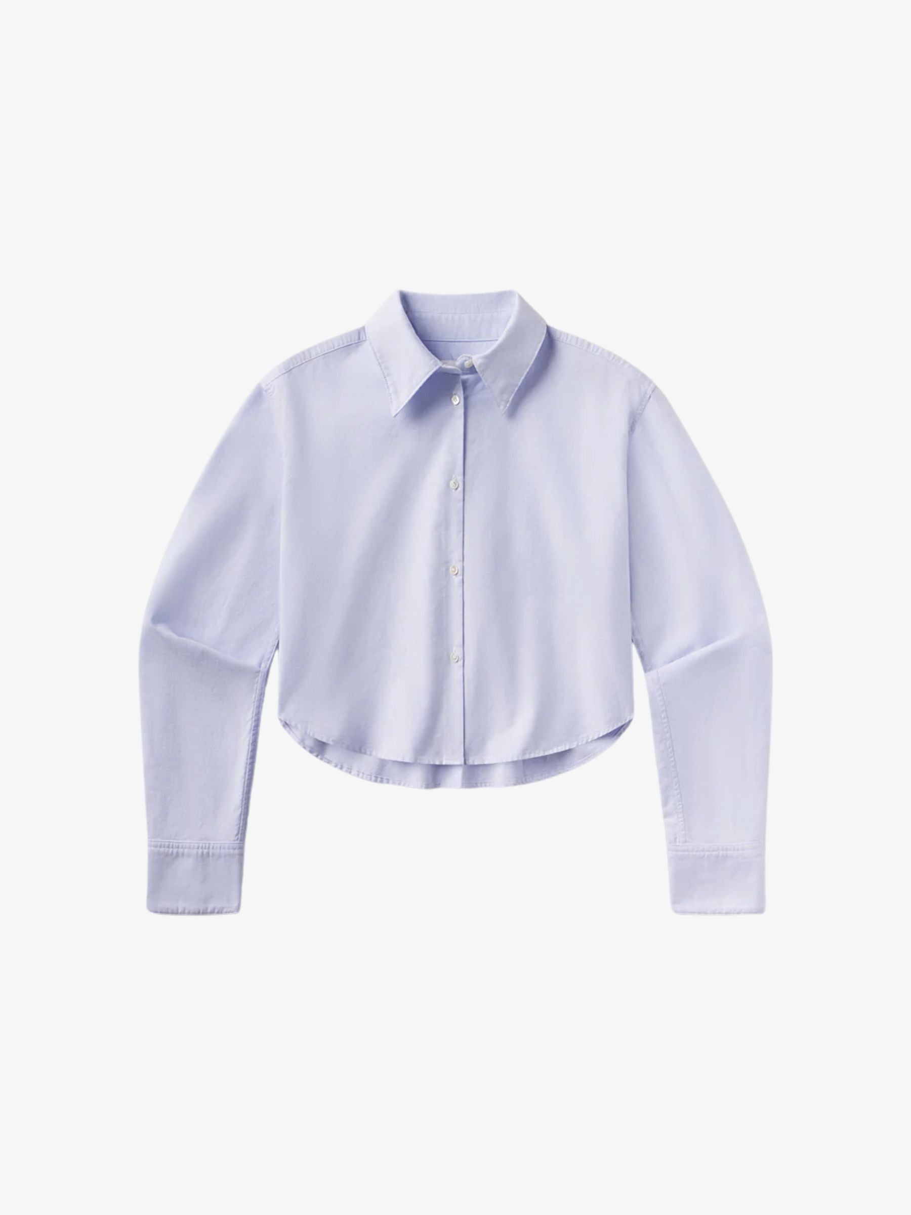 Citizens of Humanity Ana Cropped Shirt Blue