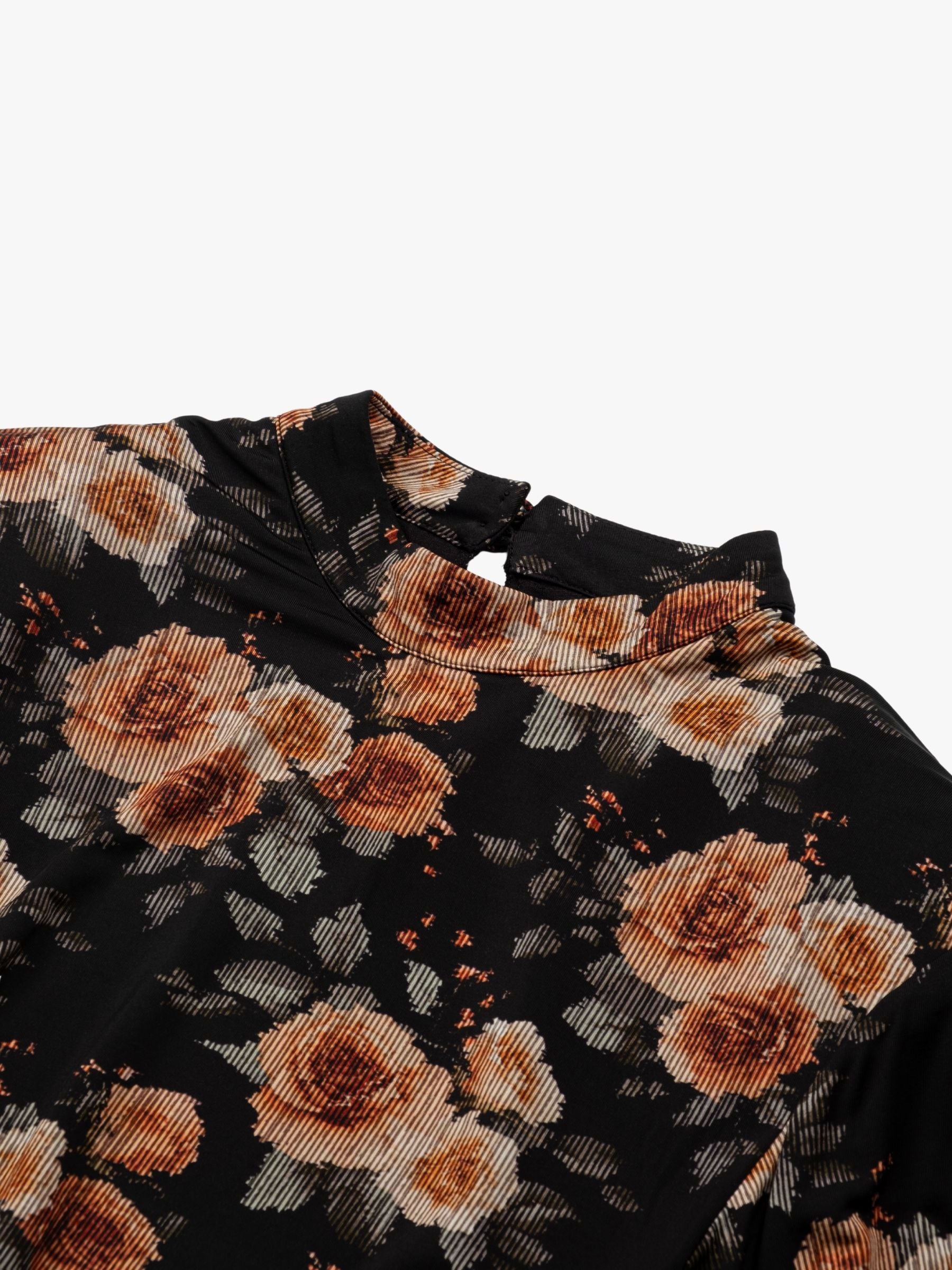 Iro Lorya Longsleeve Top Black Roses