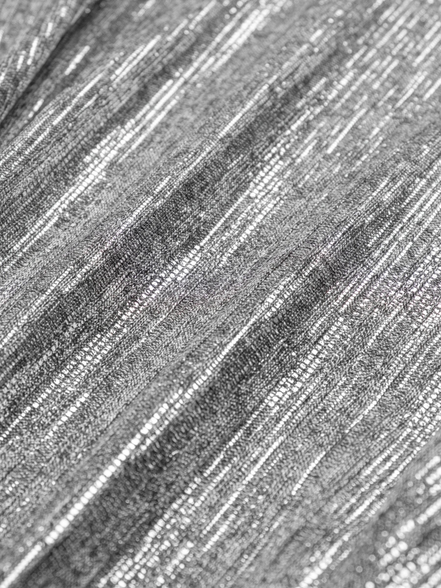 Iro Tasmine Dress Grey Lurex