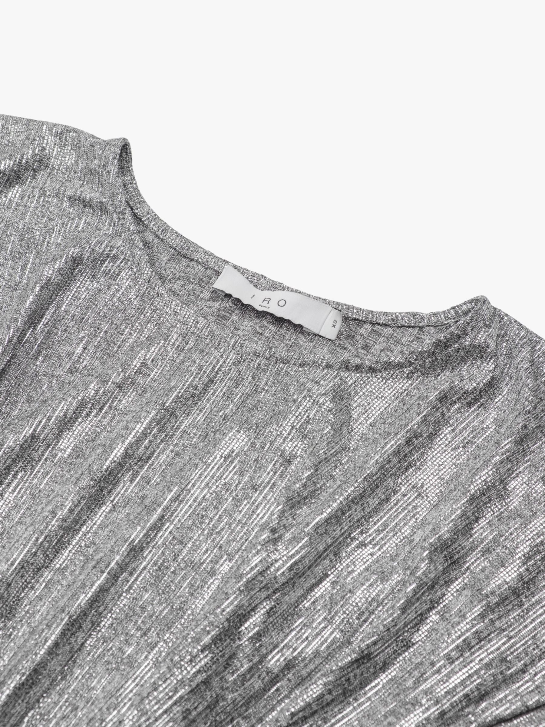 Iro Tasmine Dress Grey Lurex