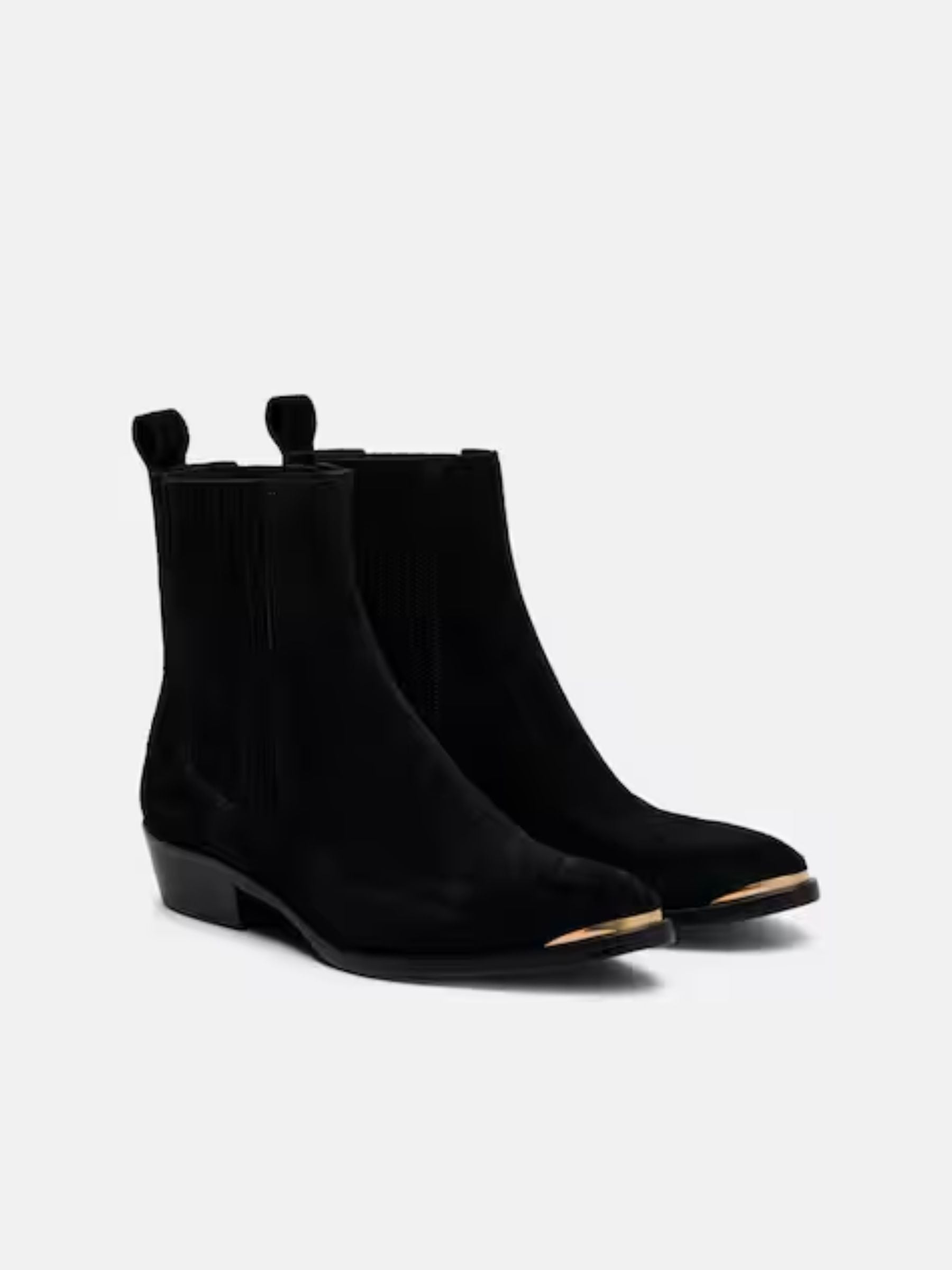 Isabel Marant Delano Suede Metal Boots Black