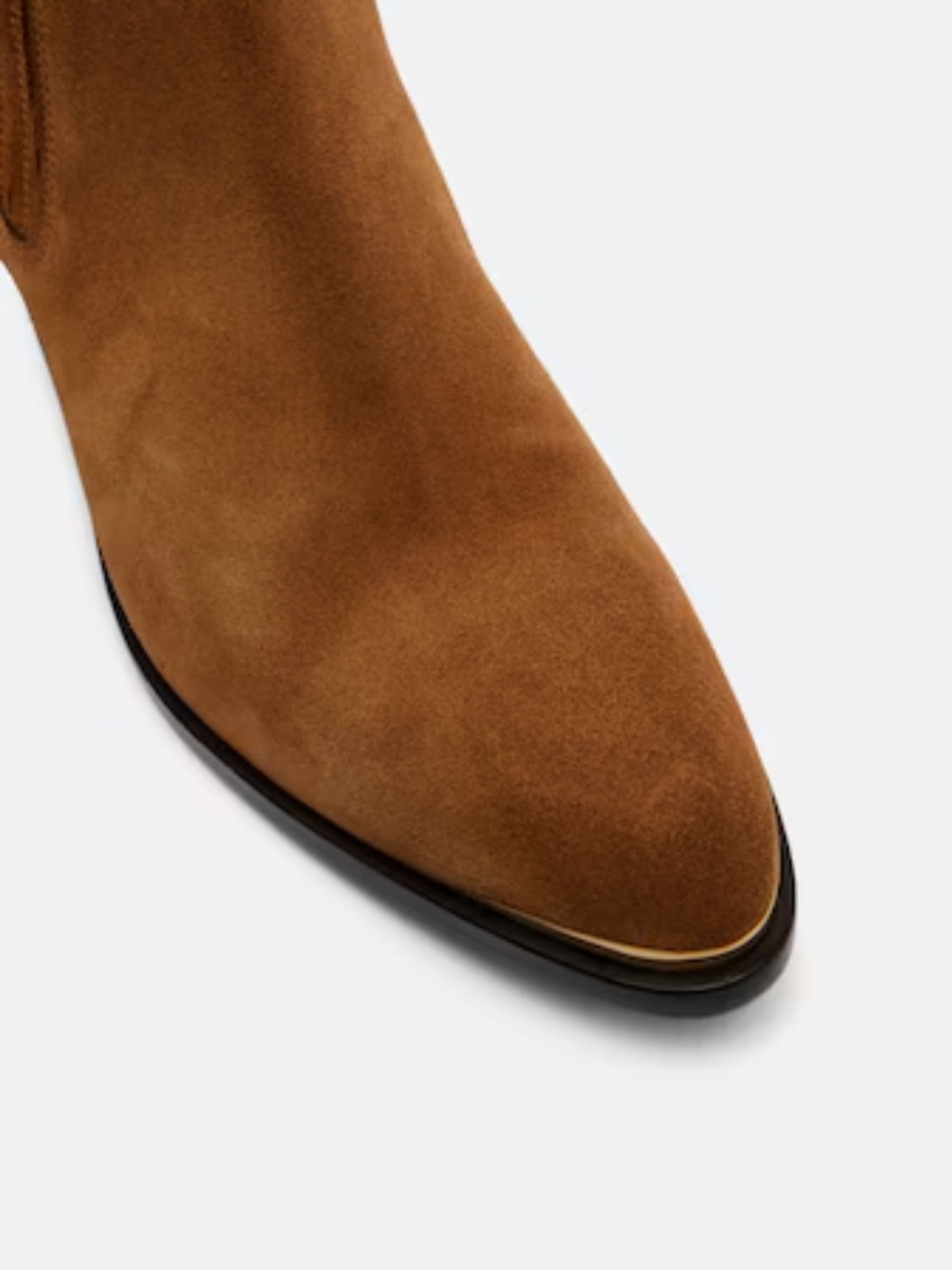 Isabel Marant Delano Suede Metal Boots Cognac