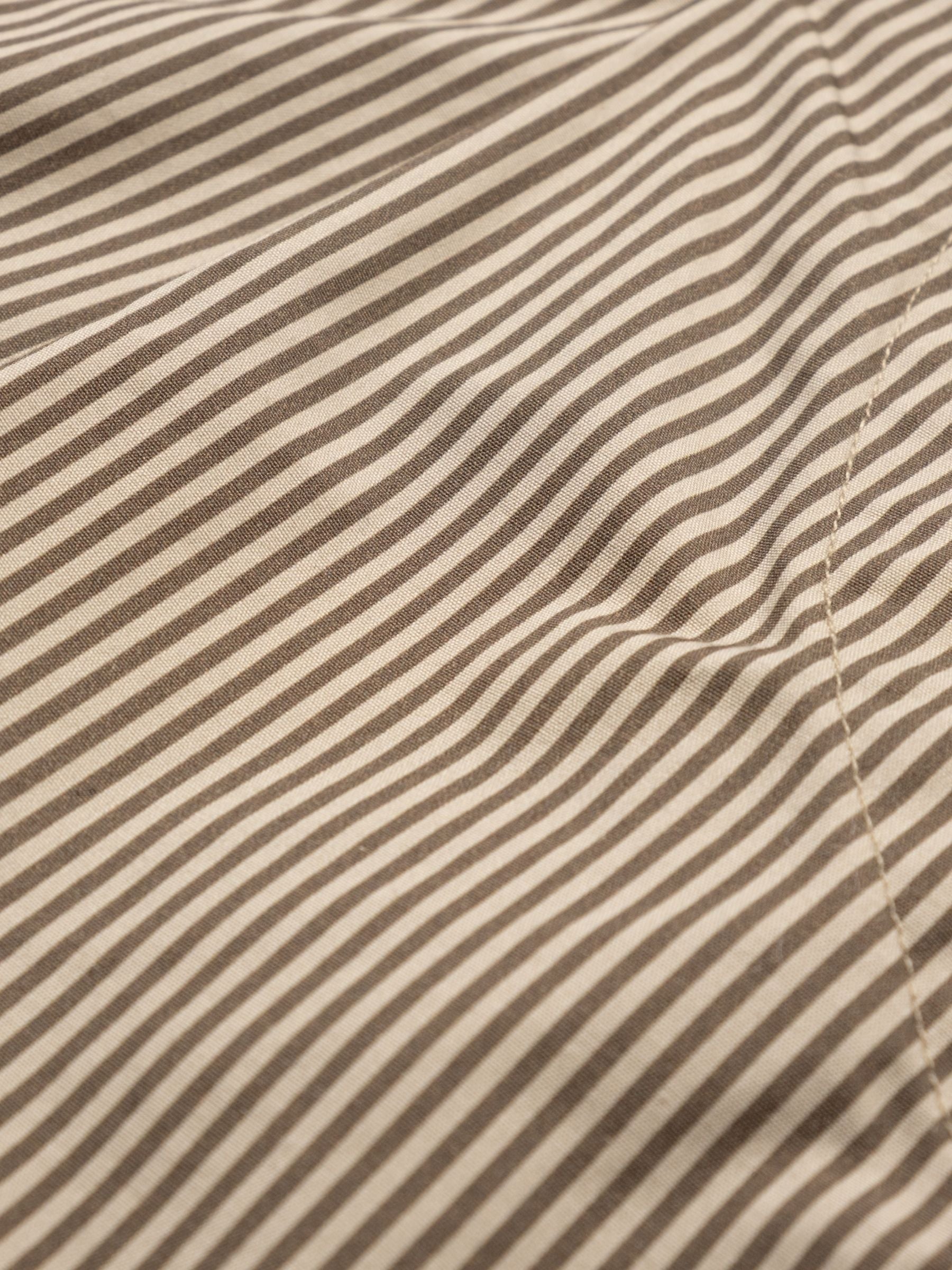 Isabel Marant Etoile Ceryne Striped Pants Beige Khaki