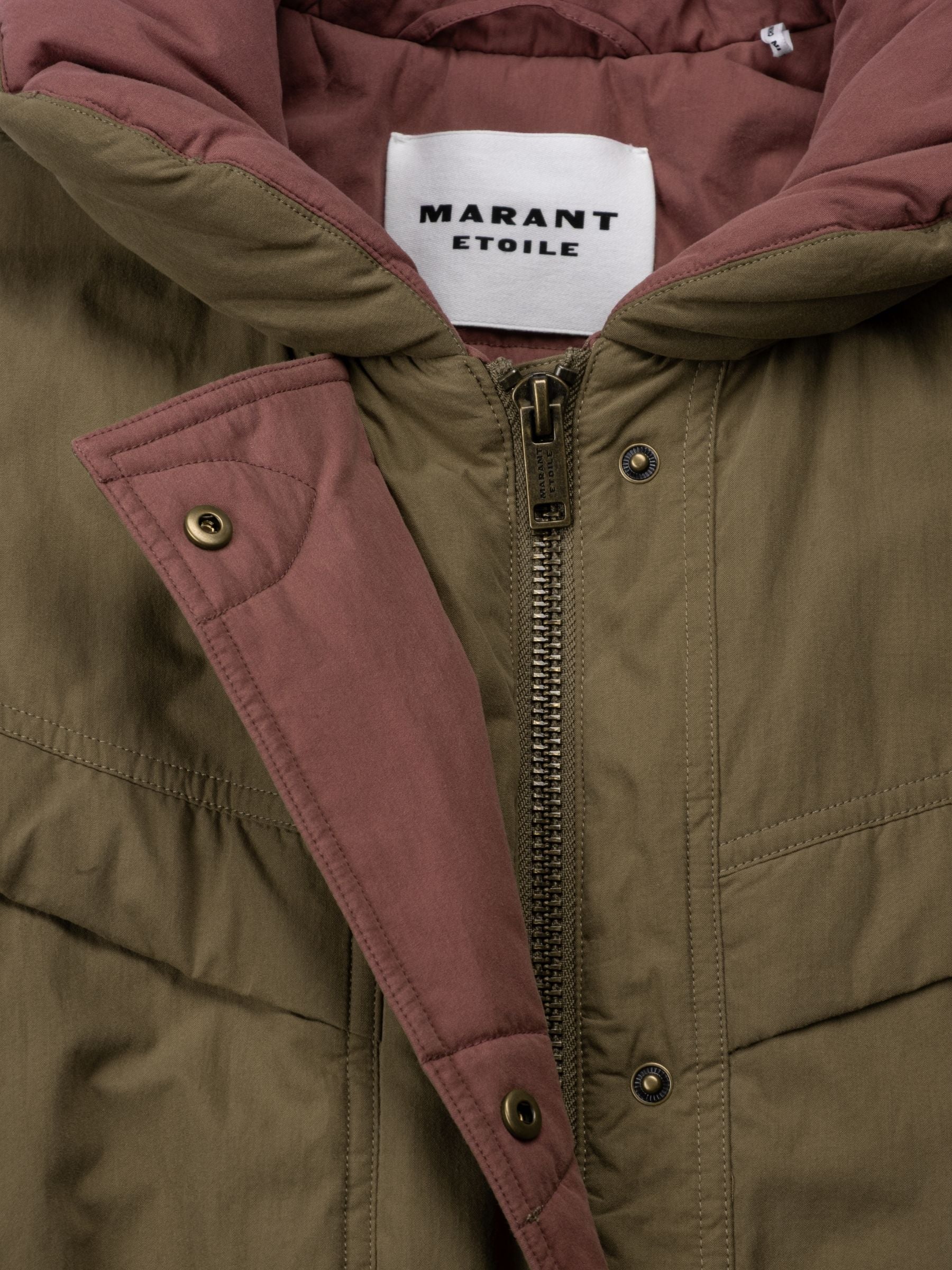 Isabel Marant Etoile Damone Coat Khaki