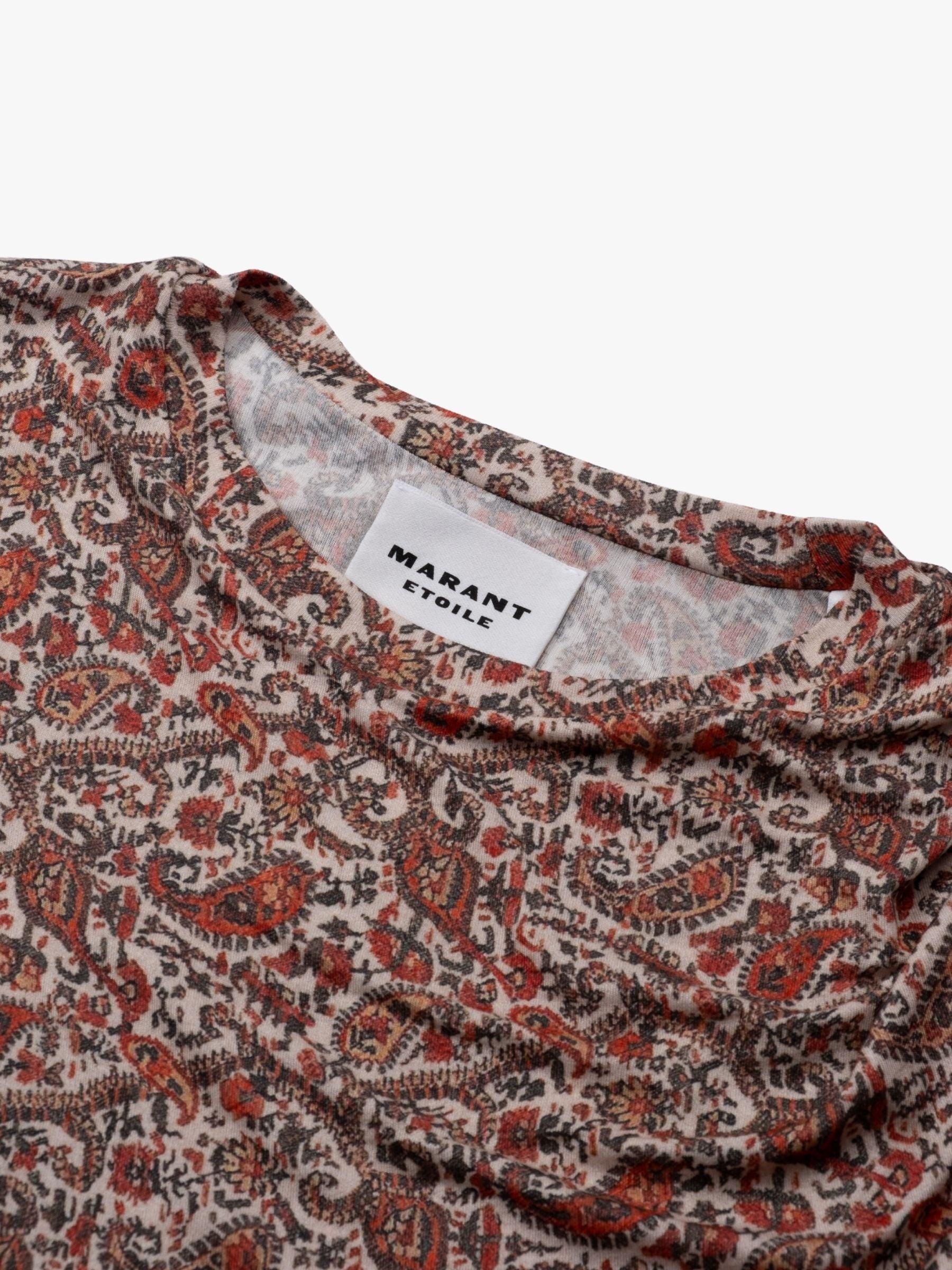 Isabel Marant Etoile Denise Dress Rust