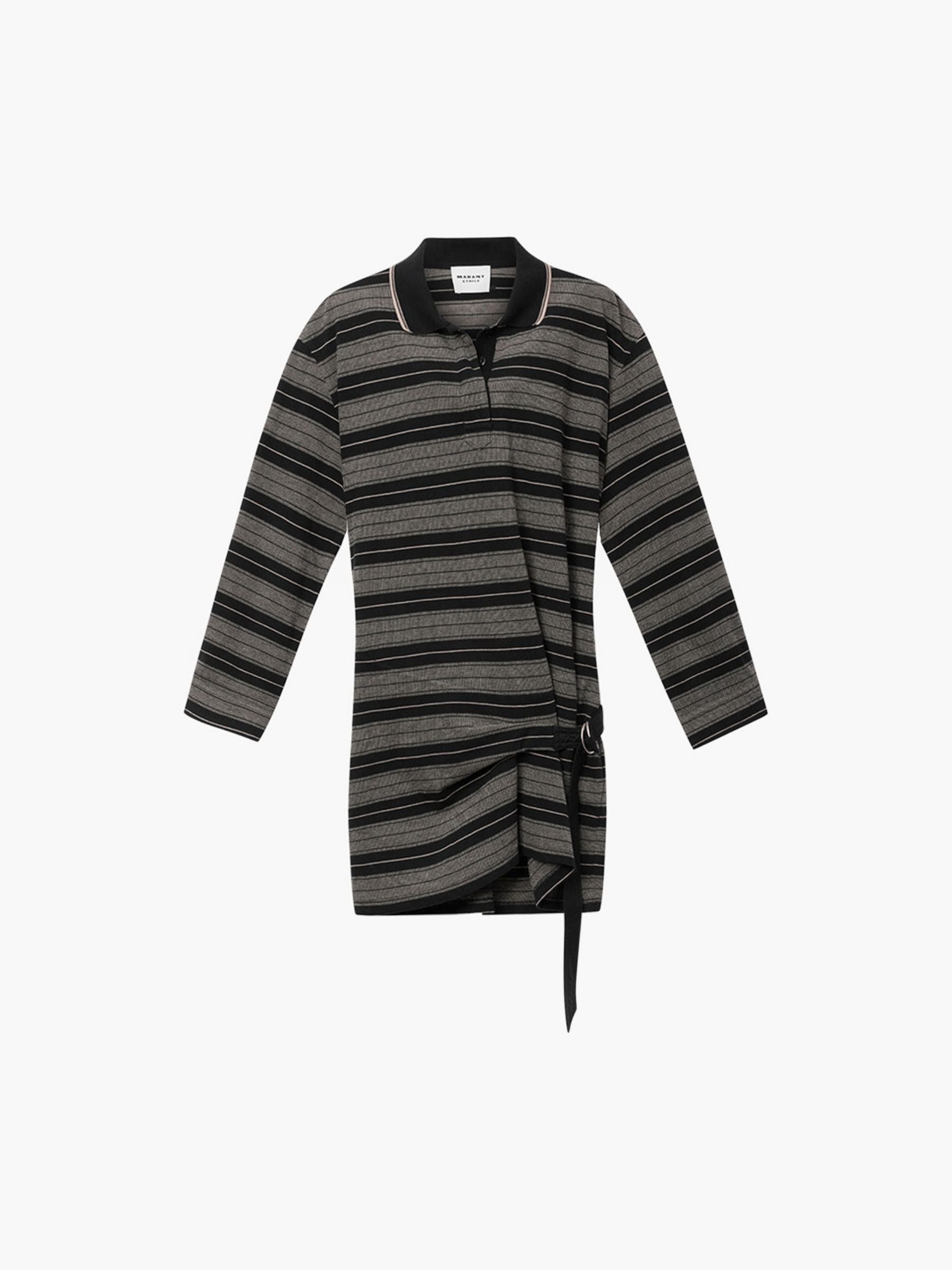 Isabel Marant Etoile Isea Dress Black Ecru